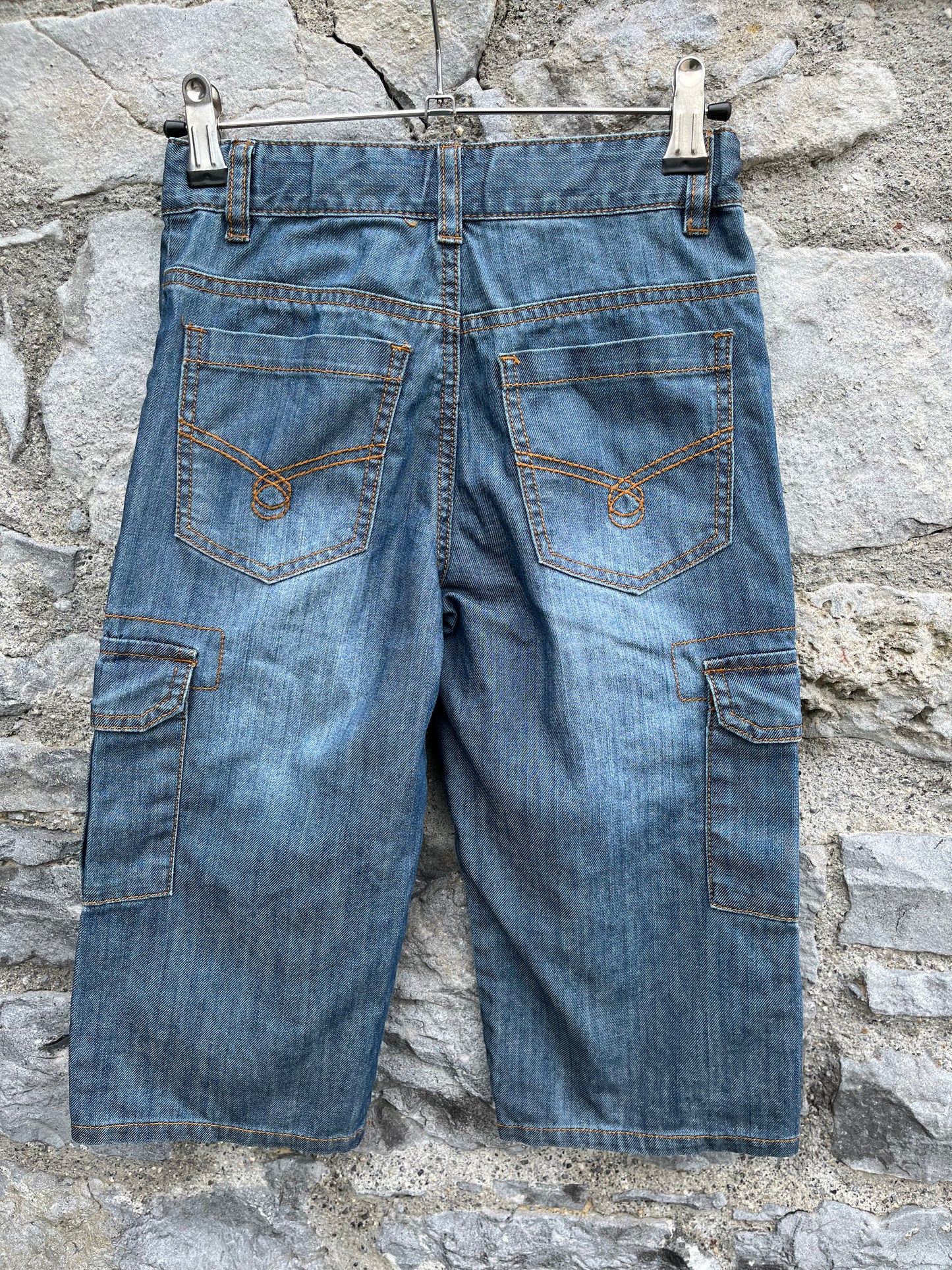 Denim knee shorts 7-8y (122-128cm)