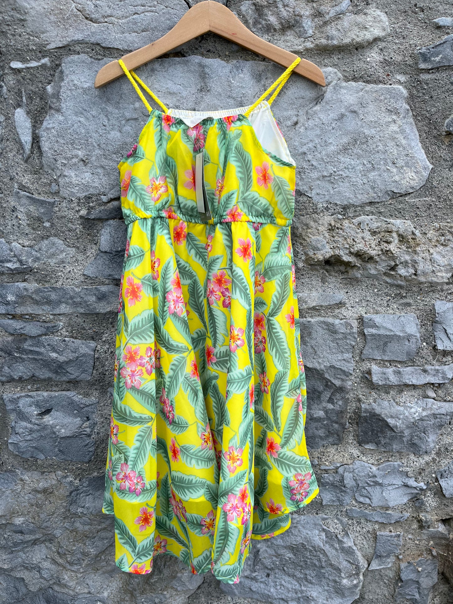 Jungle flowers maxi dress 3-4y (98-104cm)