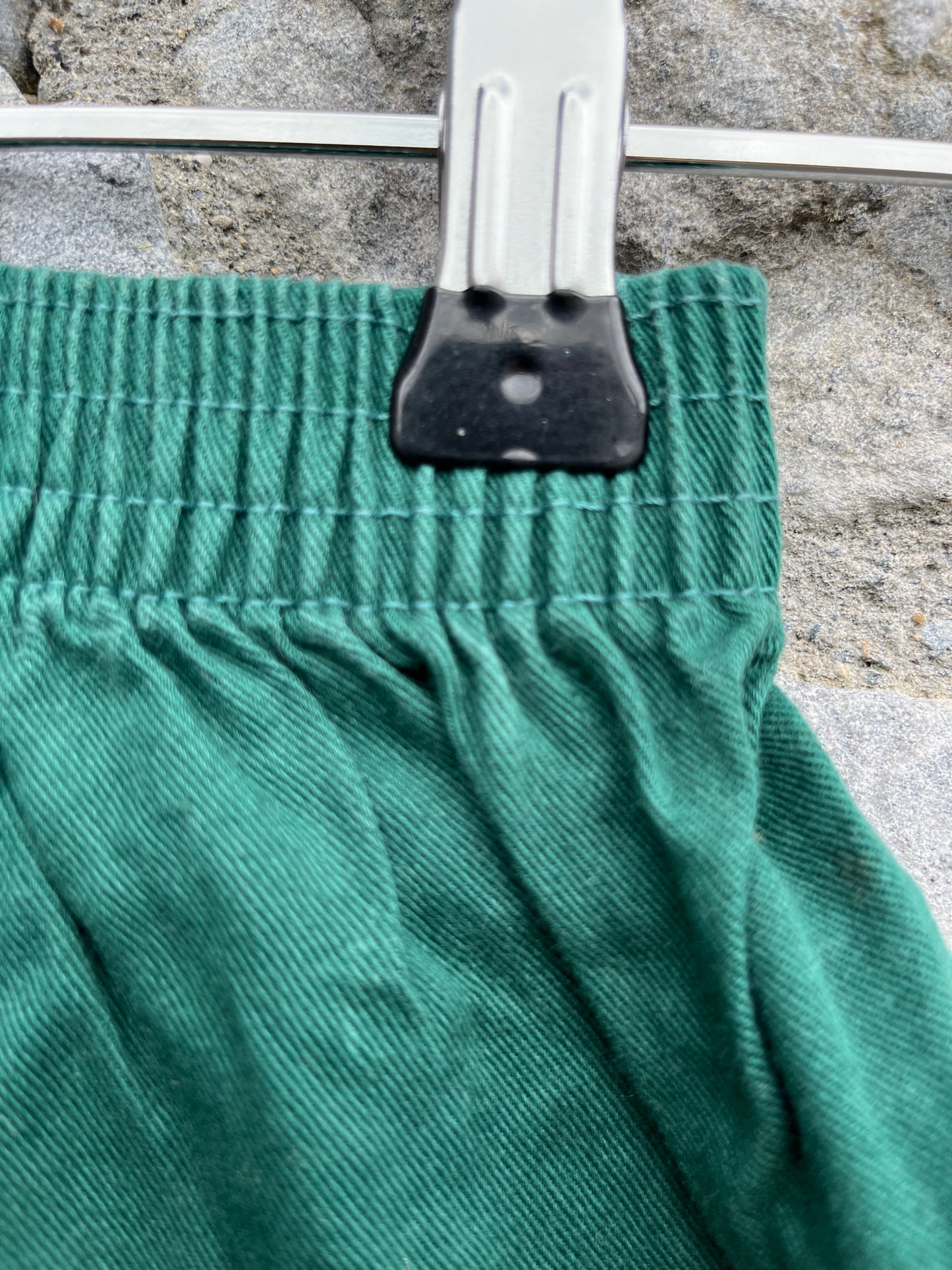 90s green shorts 6-12m (68-80cm)