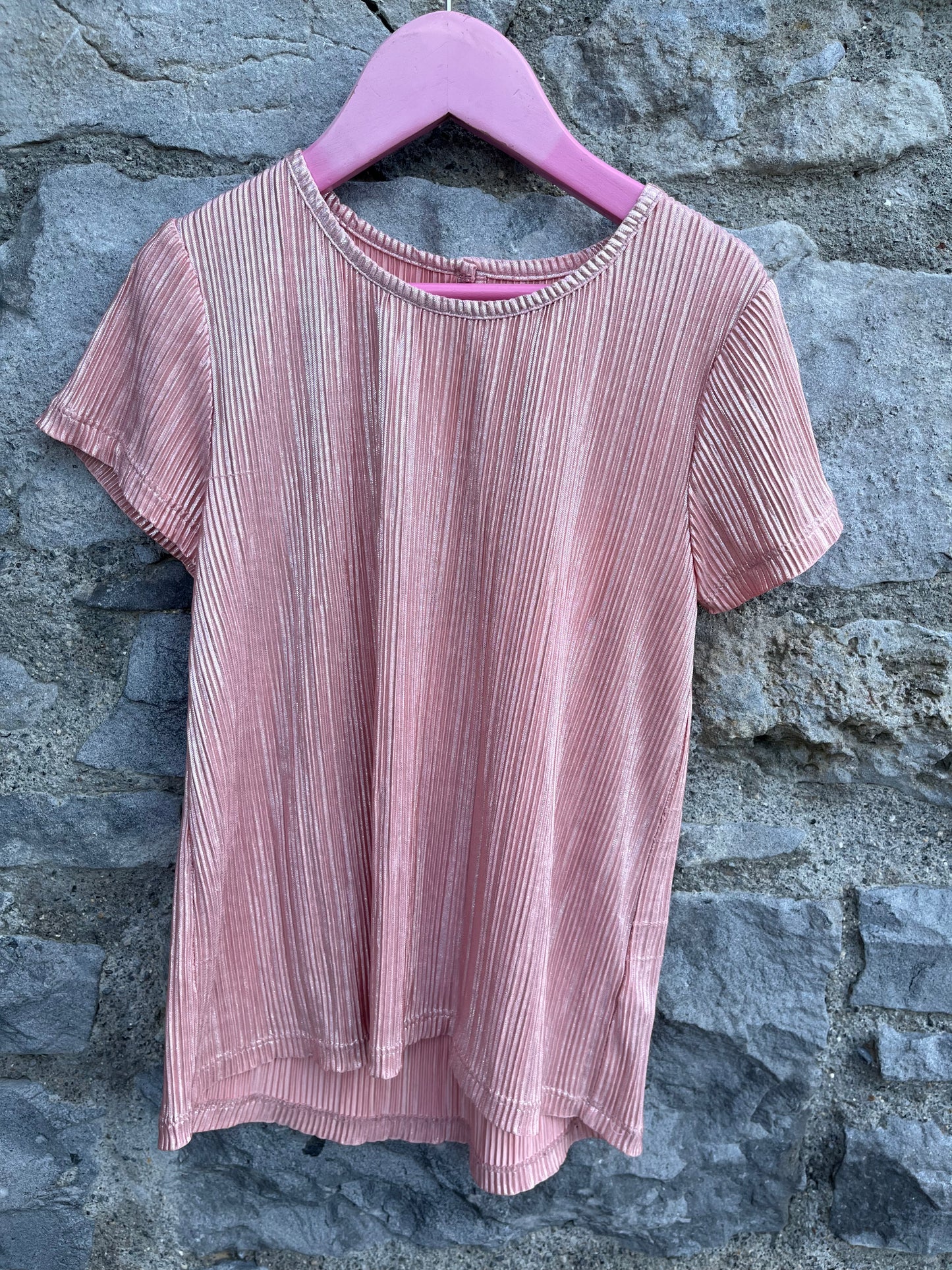 Pink shimmer top 9y (134cm)