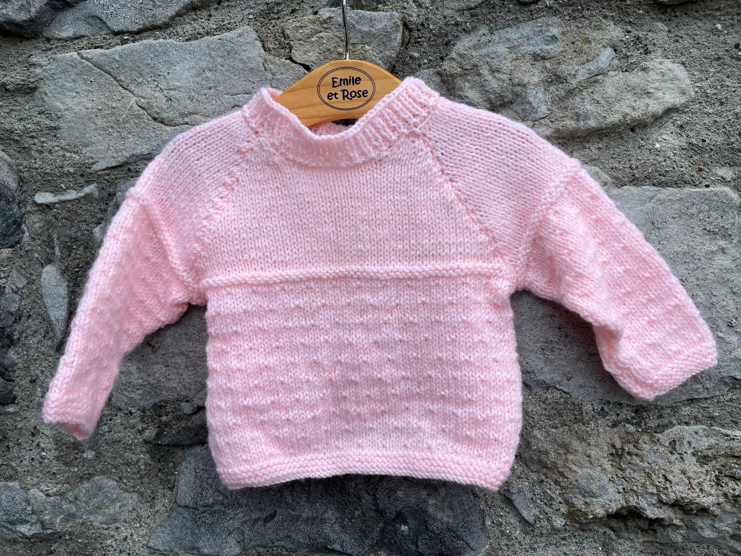 Pink jumper&hat 3-6m (62-68cm)
