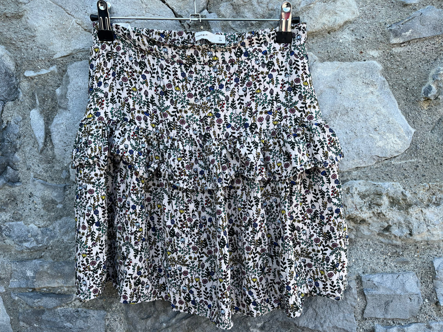 Floral skirt 9y (134cm)