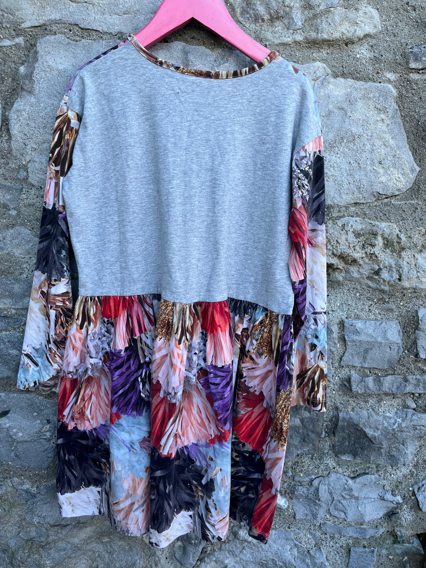 Pom Pom dress 7-8y (122-128cm)