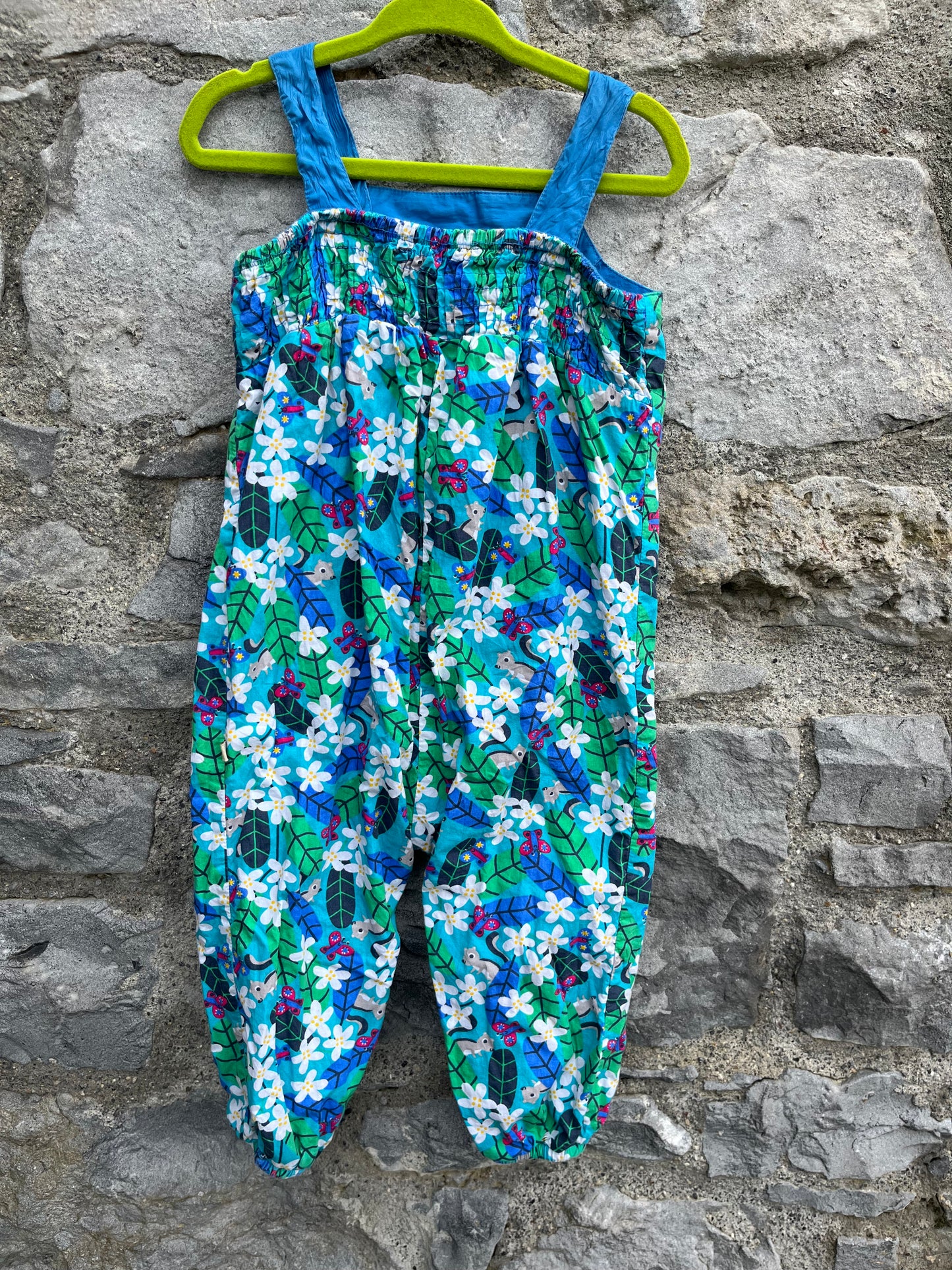 Squirrels dungarees 12-18m (80-86cm)