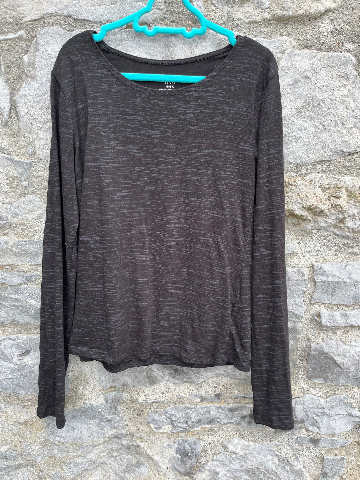 Charcoal melange top 11-12y (146-152cm)