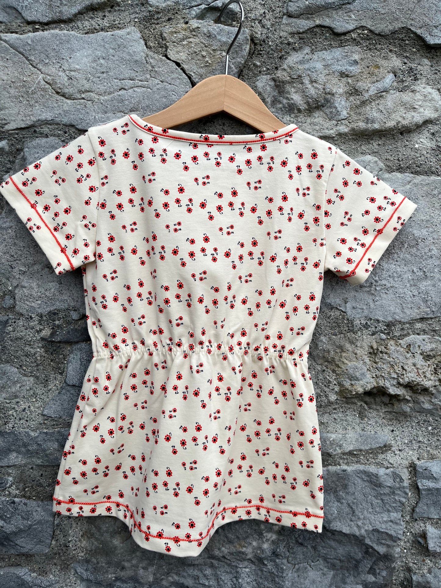 Floral white tunic 12m (80cm)