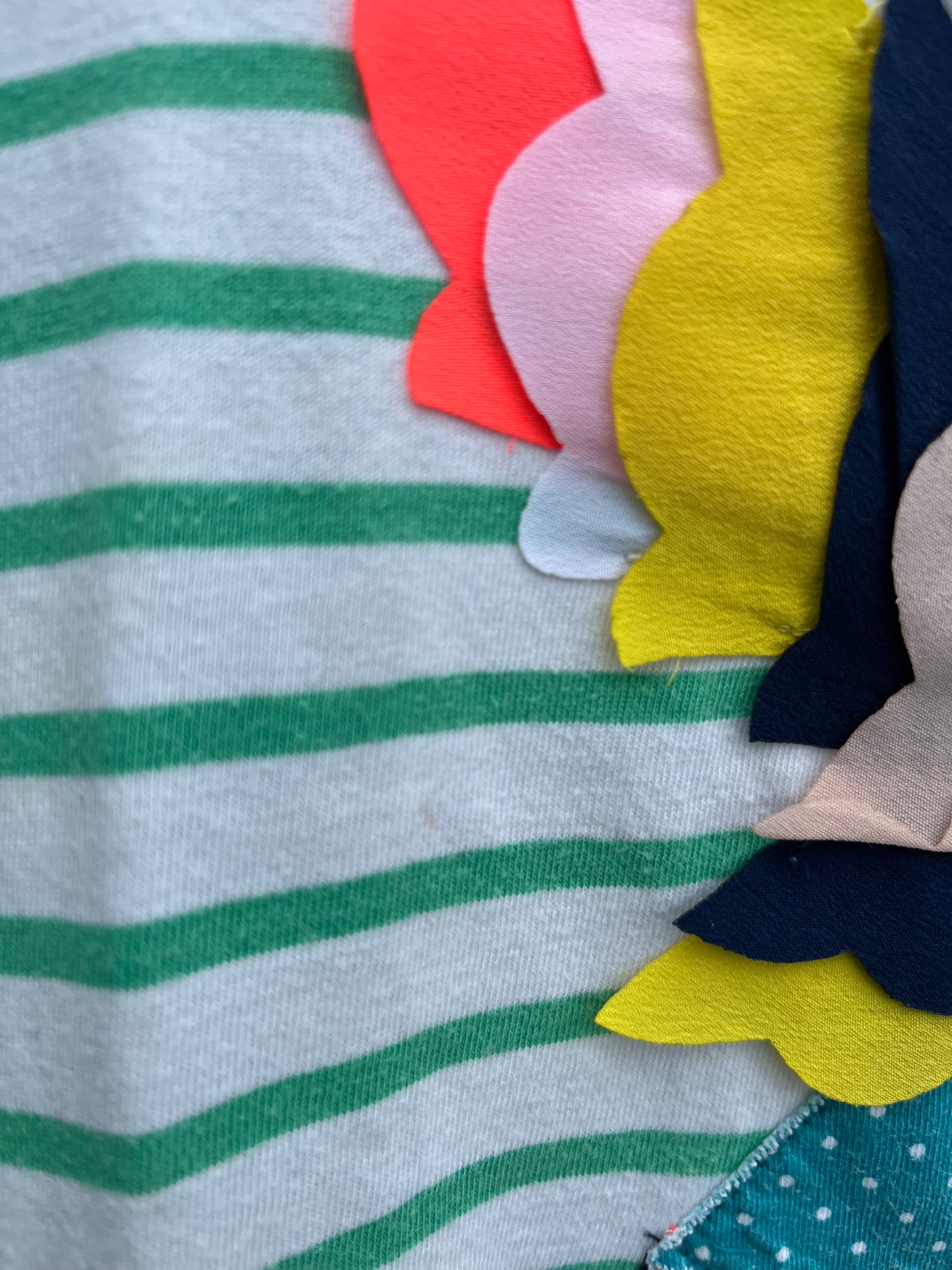 Stripy parrot dress 4-5y (104-110cm)