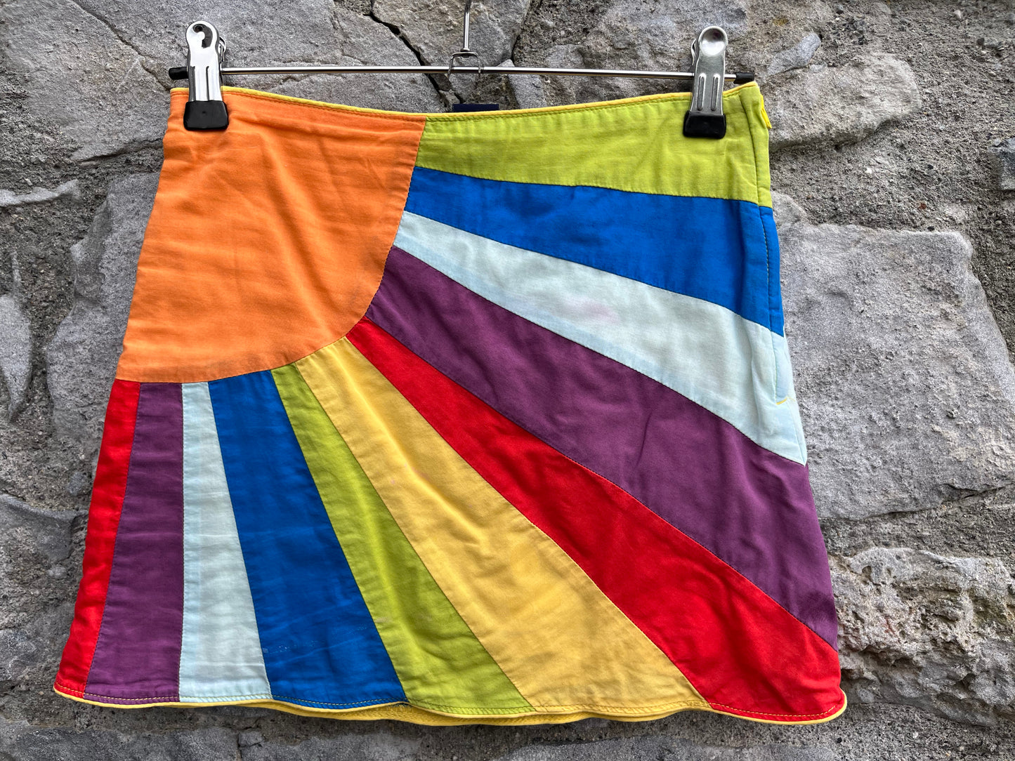 Rainbow sun rays skirt 8y (128cm)