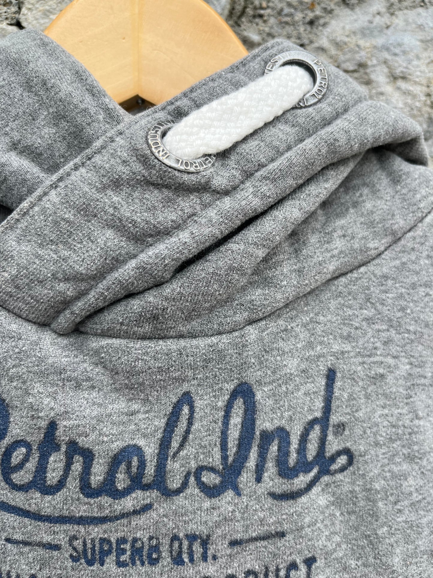 Grey Petrol hoodie 18-24m (86-92cm)