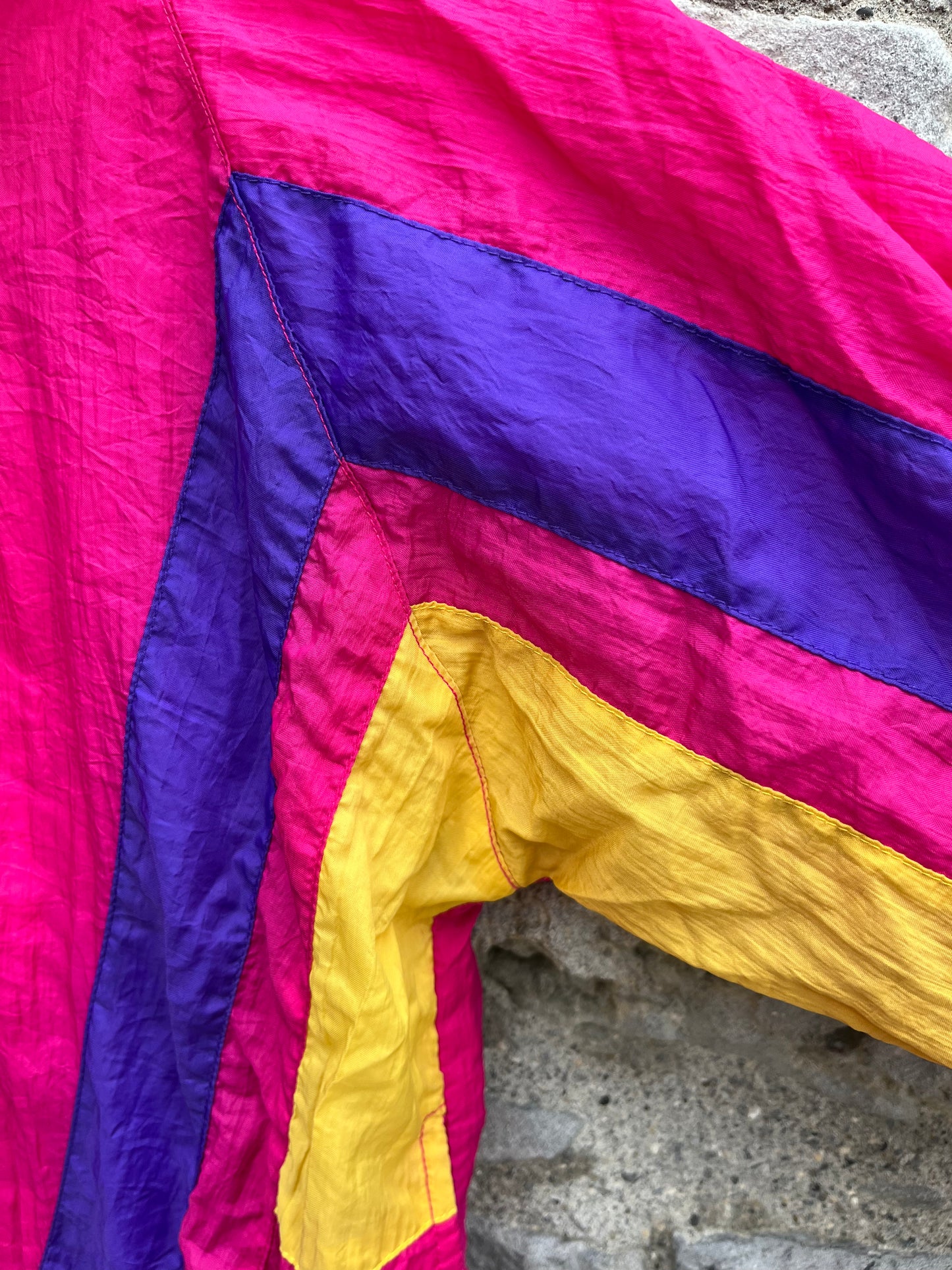 80s pink shell jacket 6y (116cm)