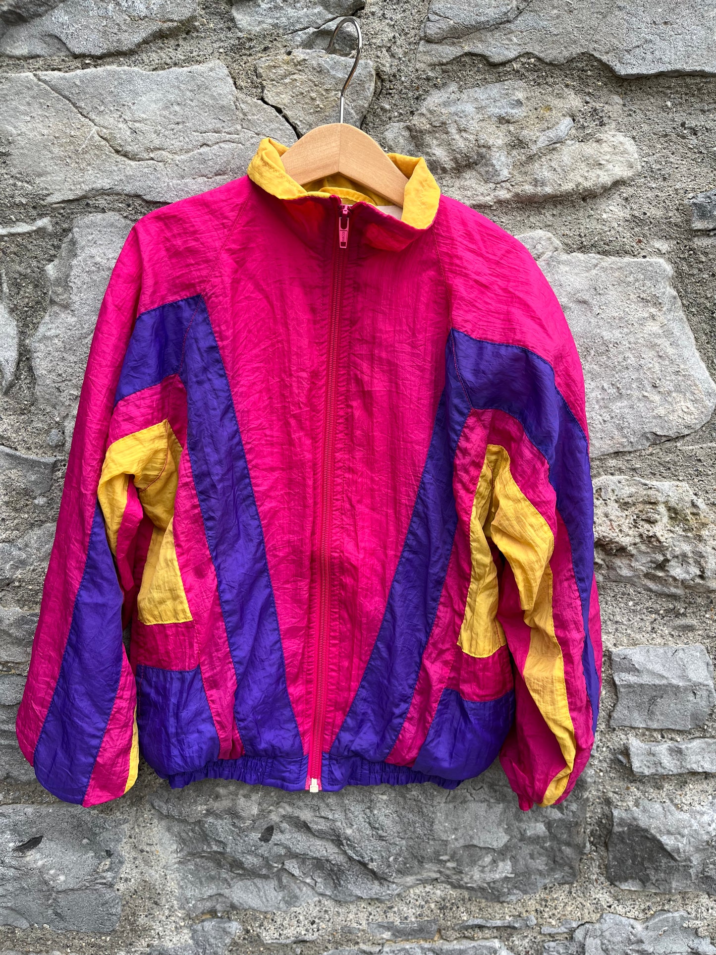80s pink shell jacket 6y (116cm)