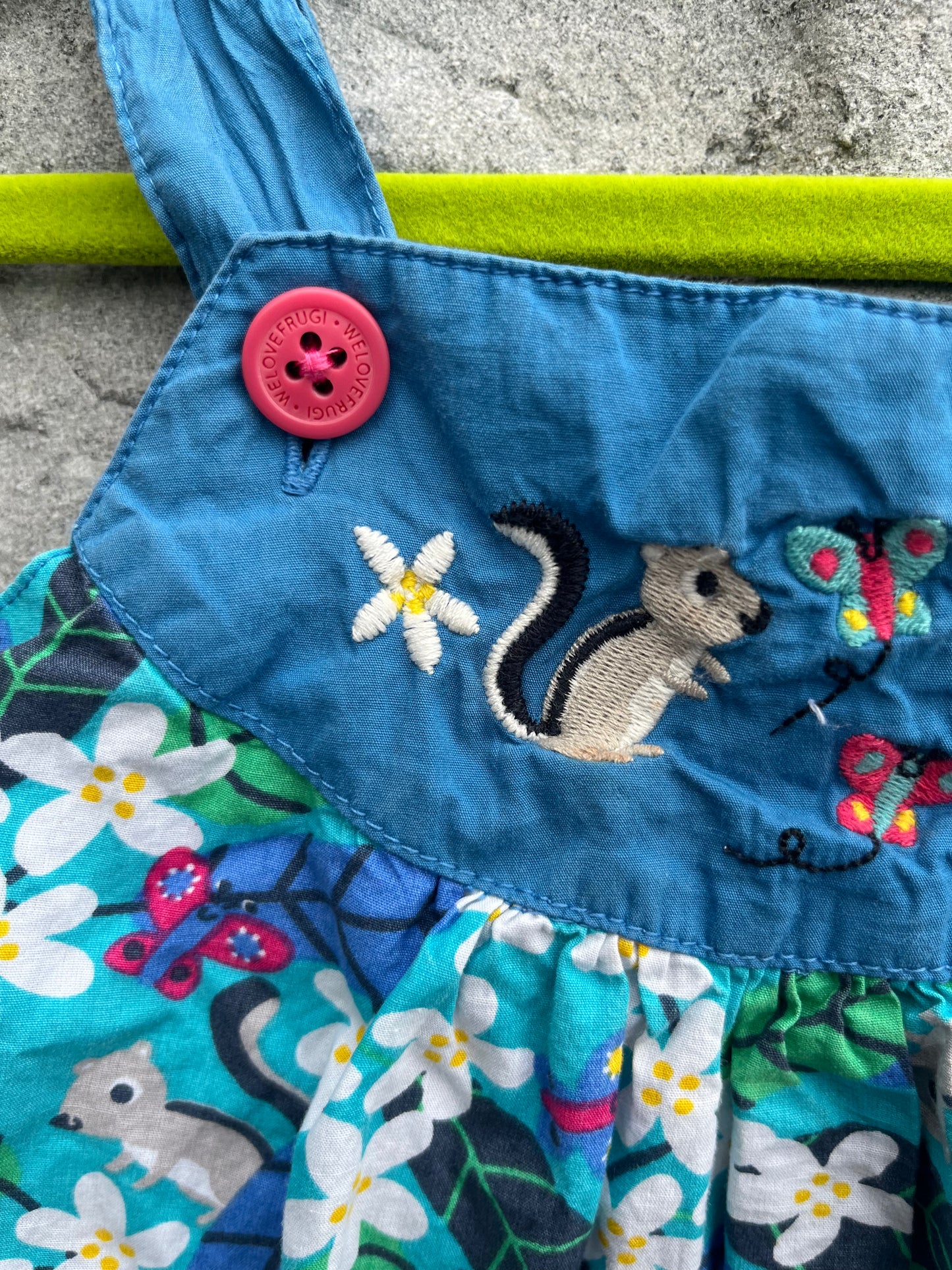 Squirrels dungarees 12-18m (80-86cm)