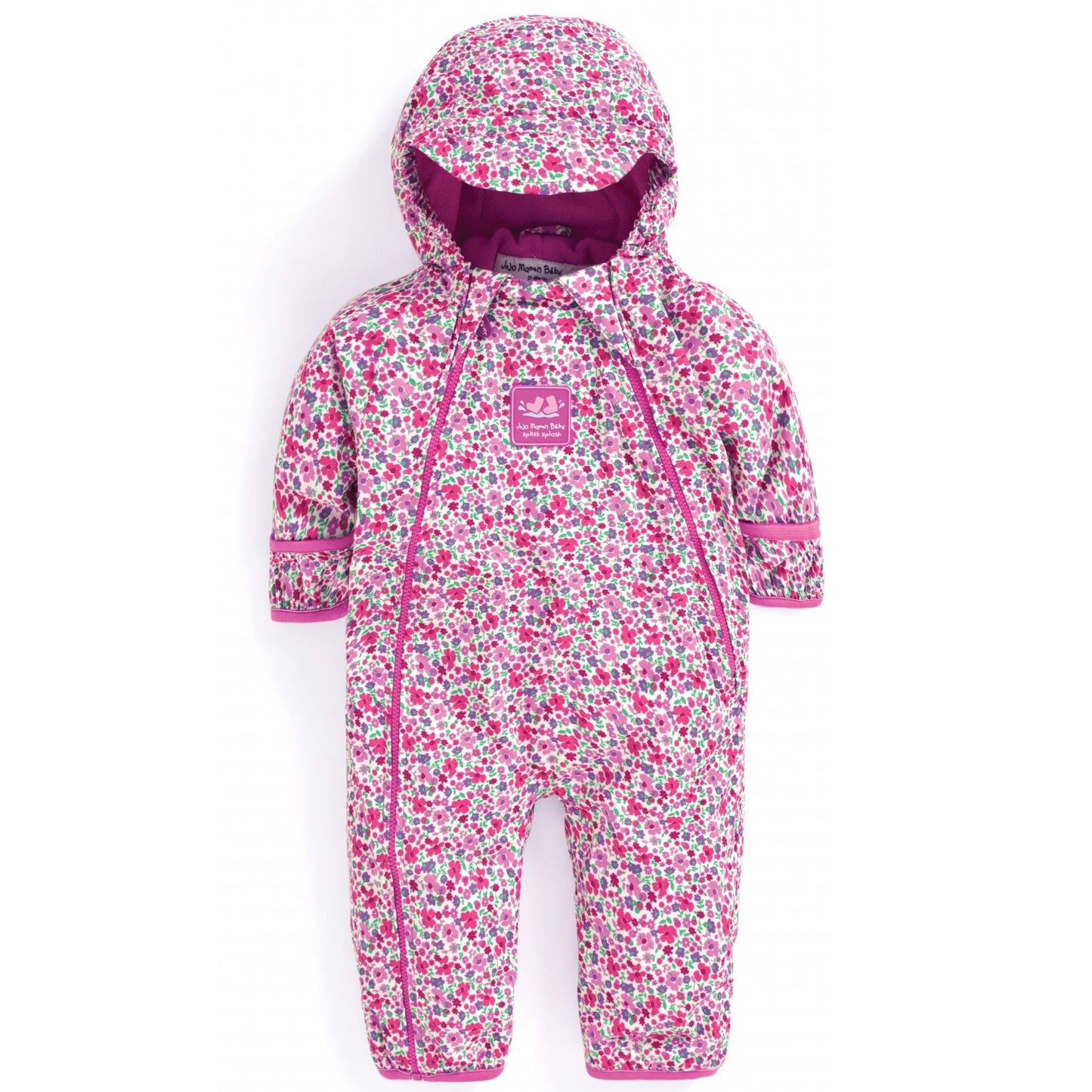 Pink floral pram suit 9-12m (74-80cm)