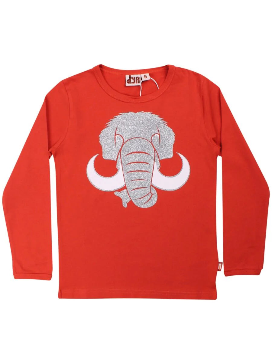 Orange glitter mammoth 7-8y (122-128cm)