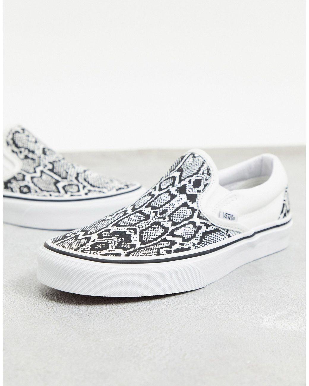Snake print slip on trainers uk 5.5 (eu 38.5)
