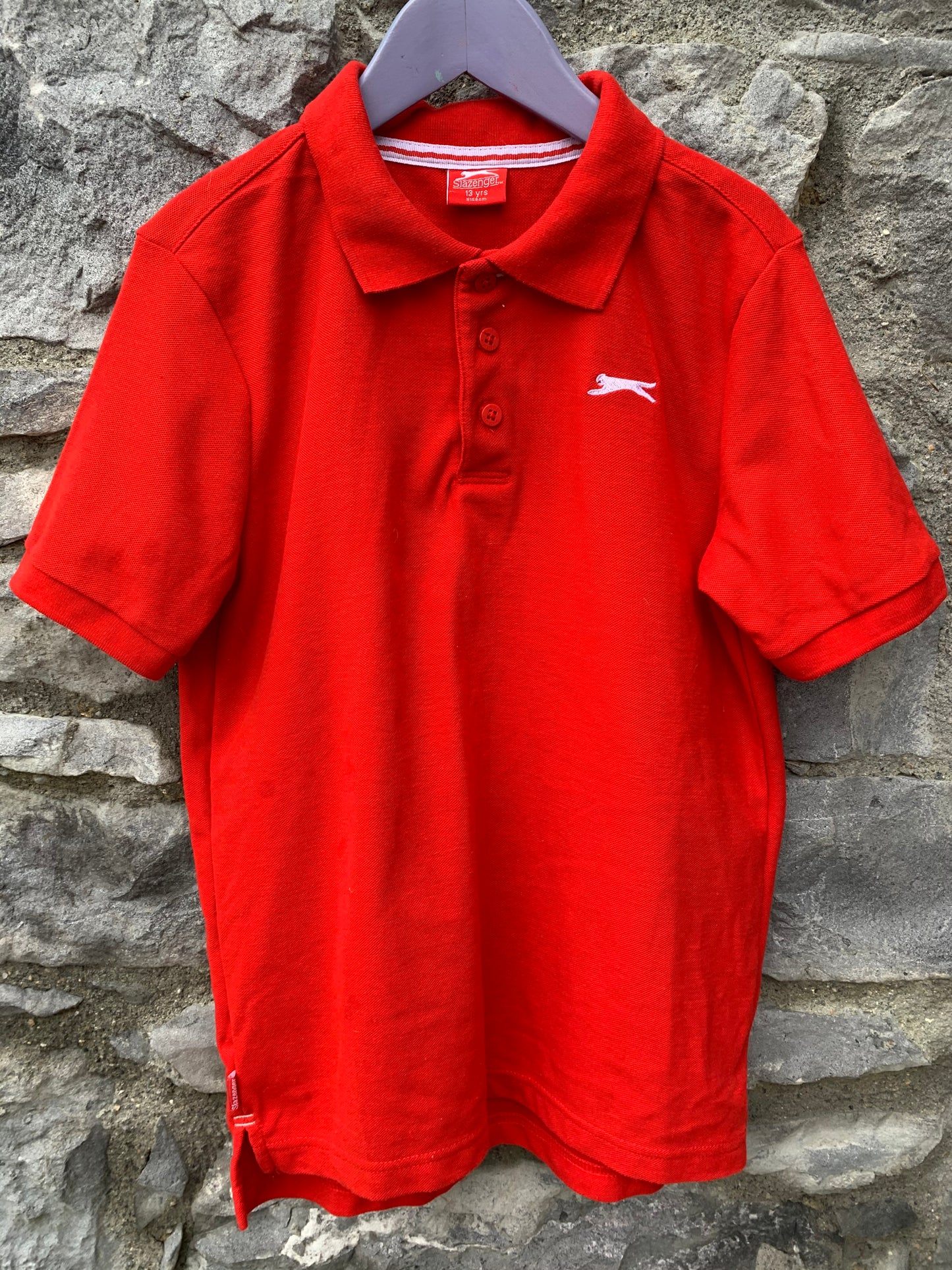 Red polo T-shirt 12-13y (152-158cm)