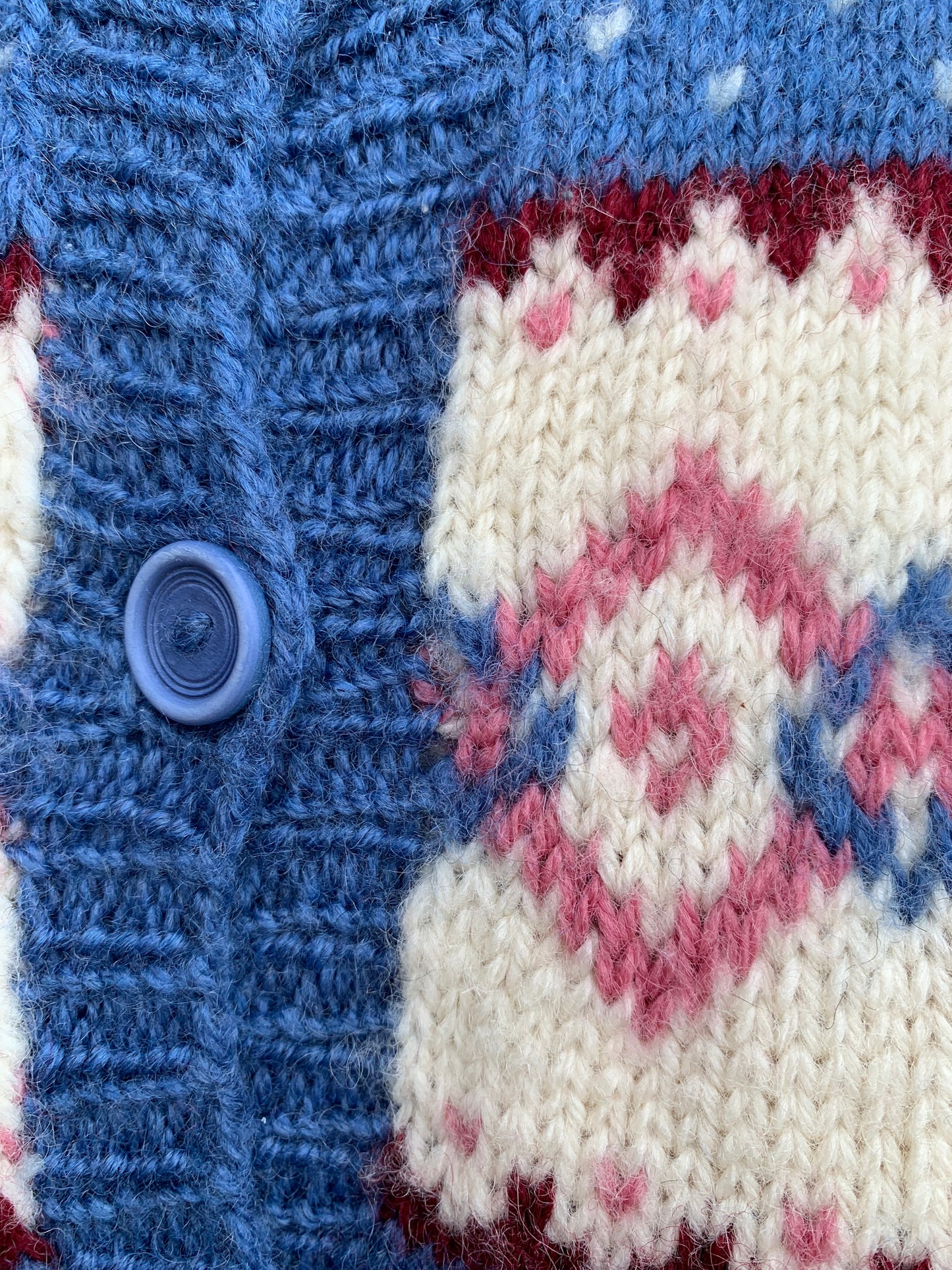 Blue folk cardigan uk 10-12