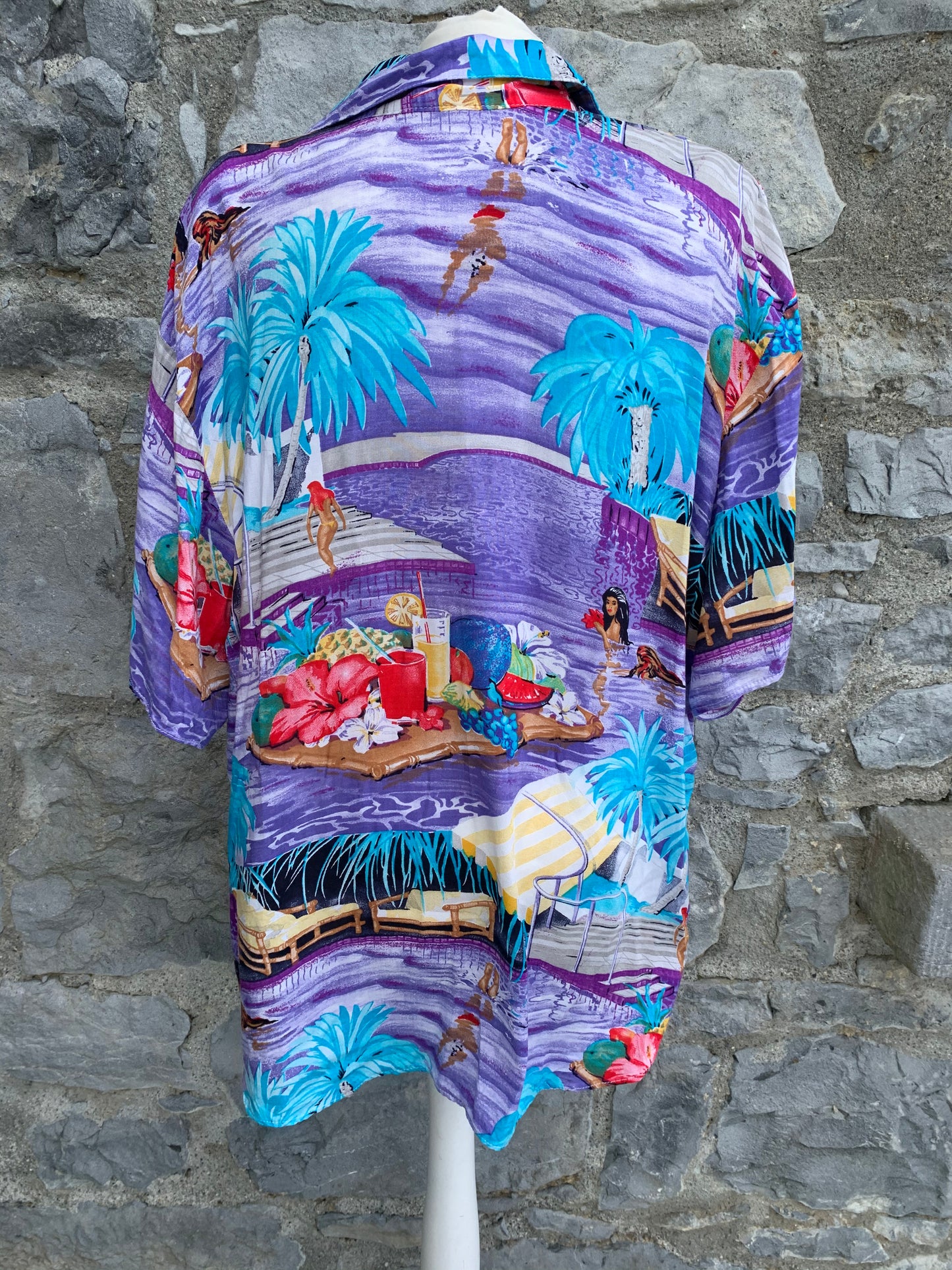 90s havaiian shirt uk 12-16