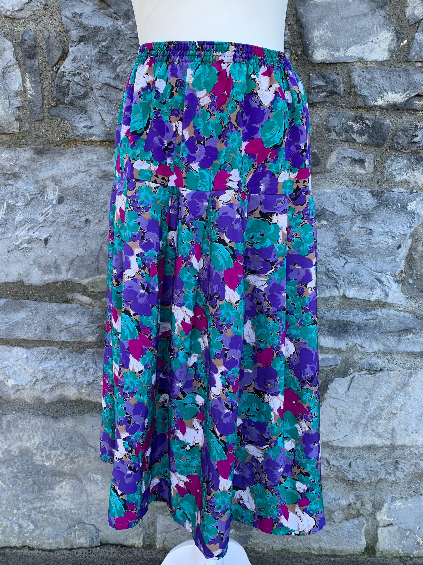 Floral midi skirt uk 8-14