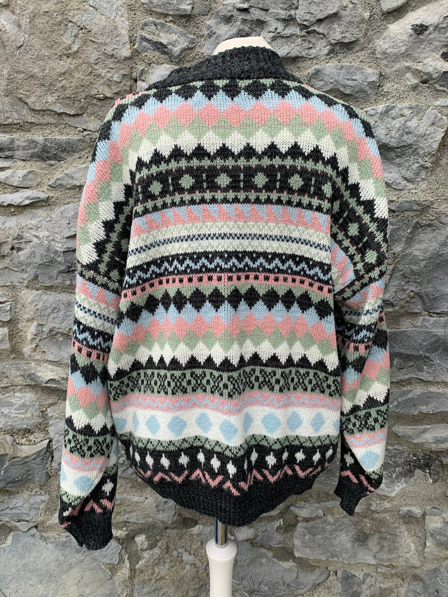 Calcul 90s geometric jumper Large