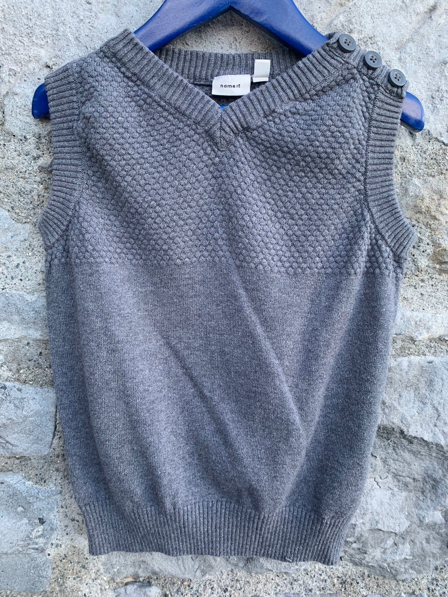 Grey gilet 4-5y (104-110cm)