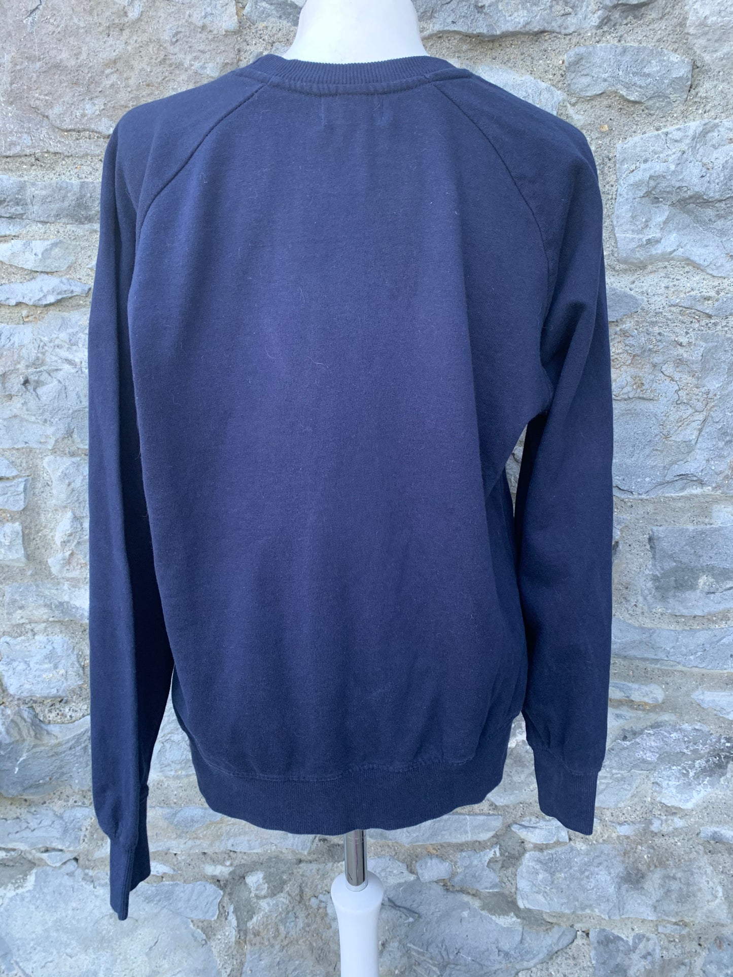 Organic navy sweatshirt Medium