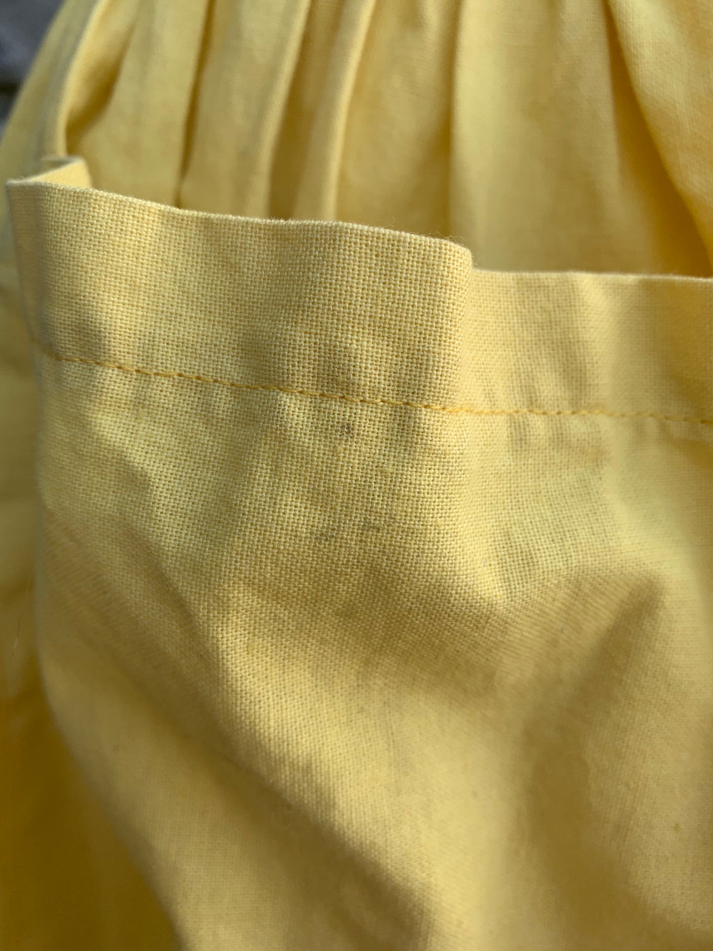 Yellow skirt with heart buttons uk 10