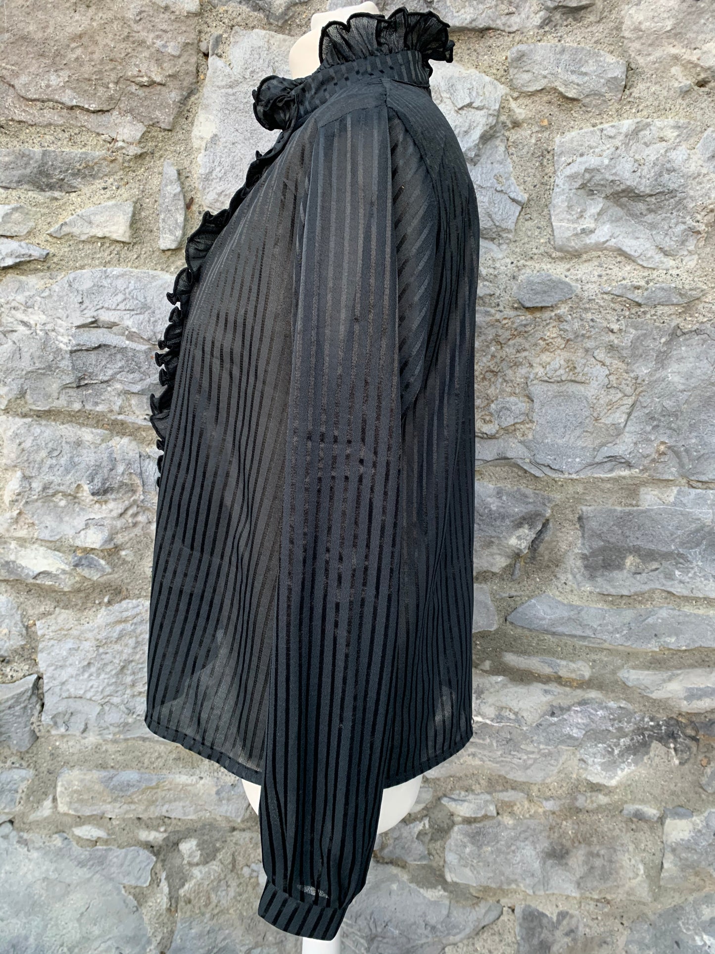 Sasha Victorian black blouse uk 12
