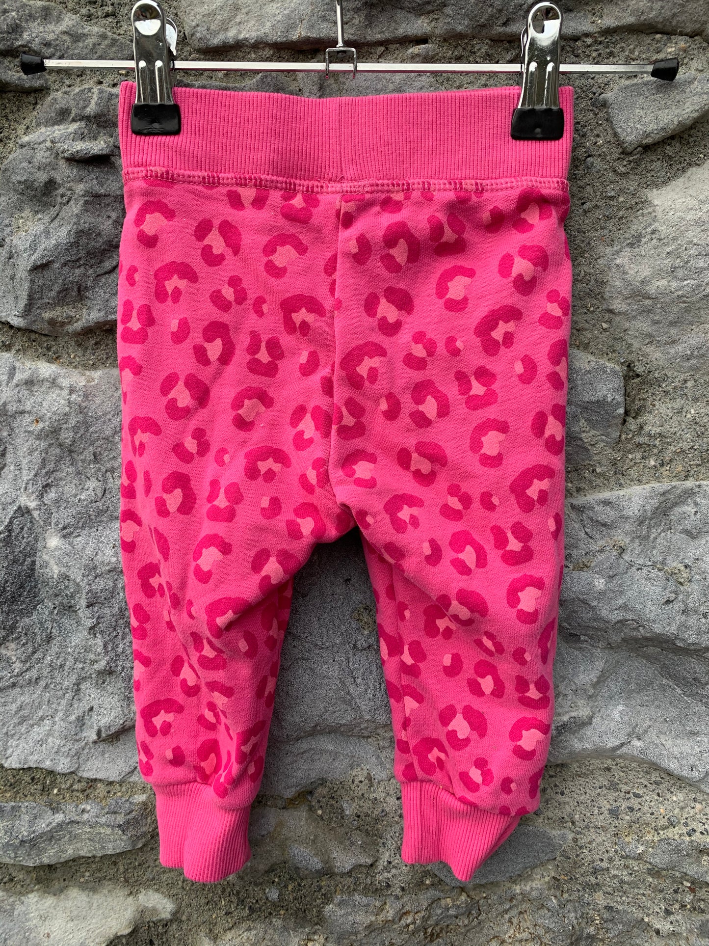 Pink leopard pants 6-9m (68-74cm)