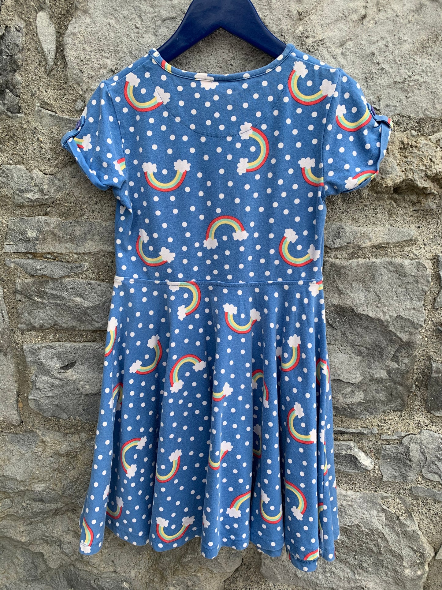 Rainbow skater dress 6-7y (116-122cm)