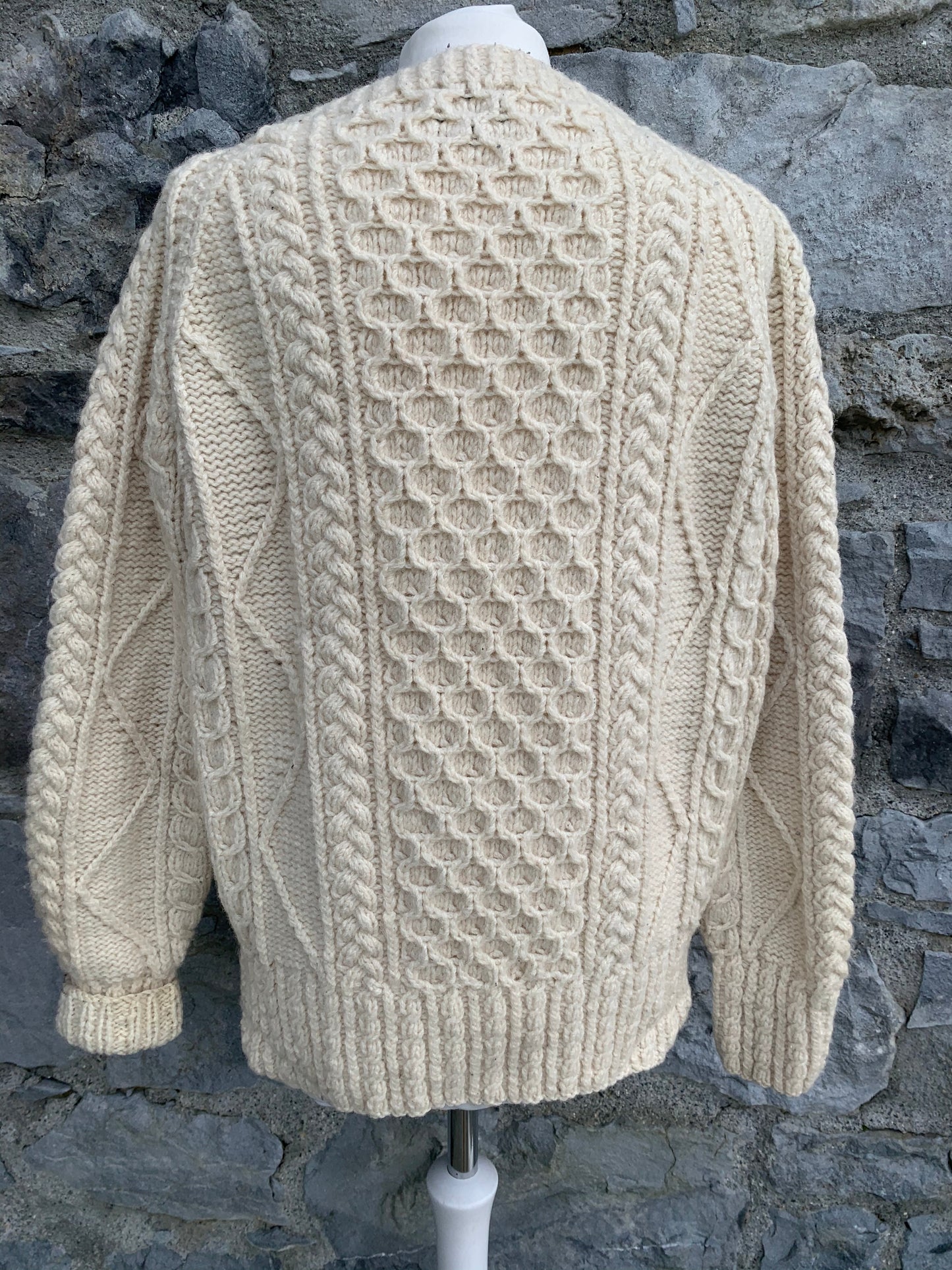 Loch Garman Aran cardigan uk 12