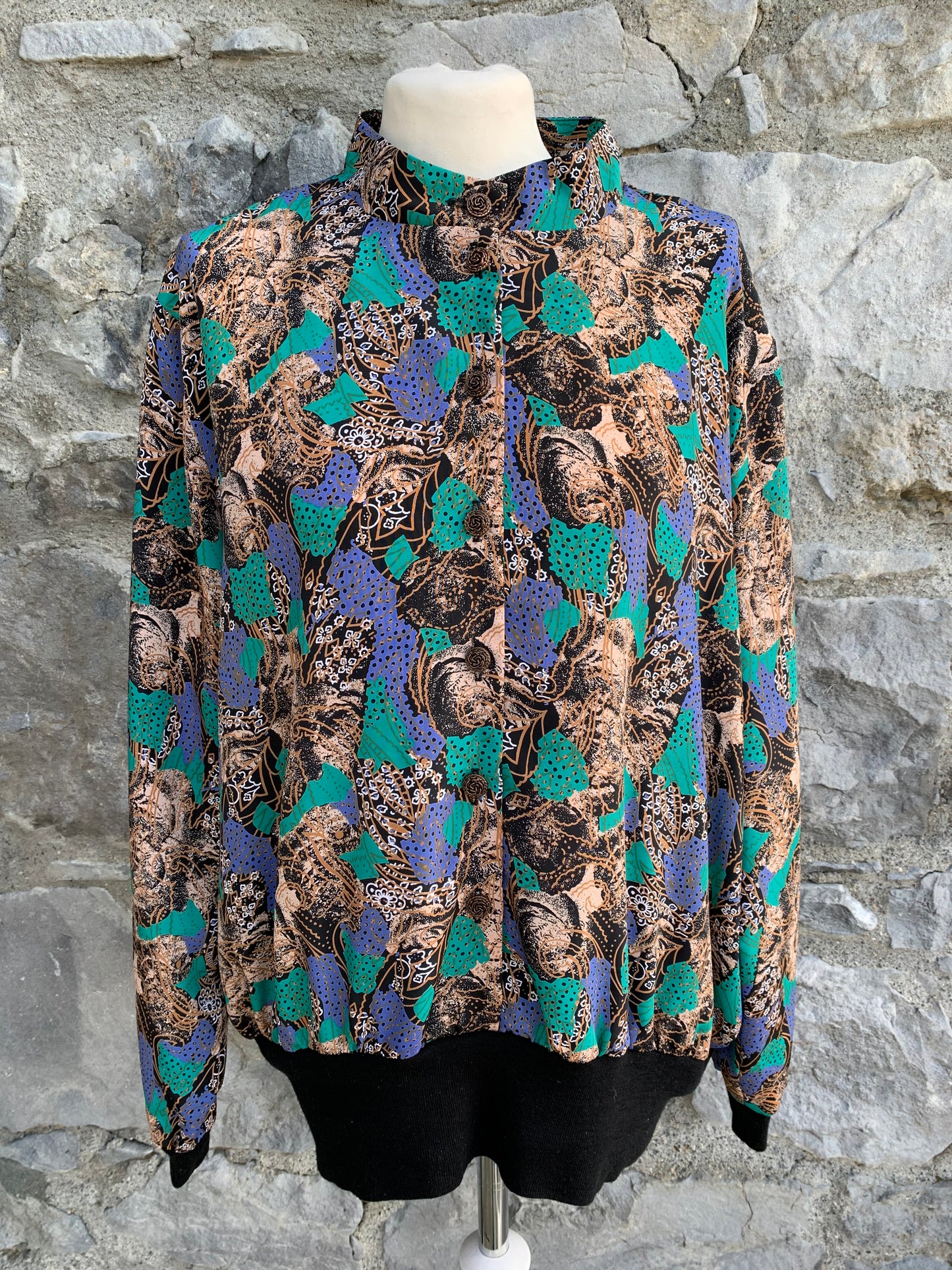 Venceremos 80s abstract top uk 16-20