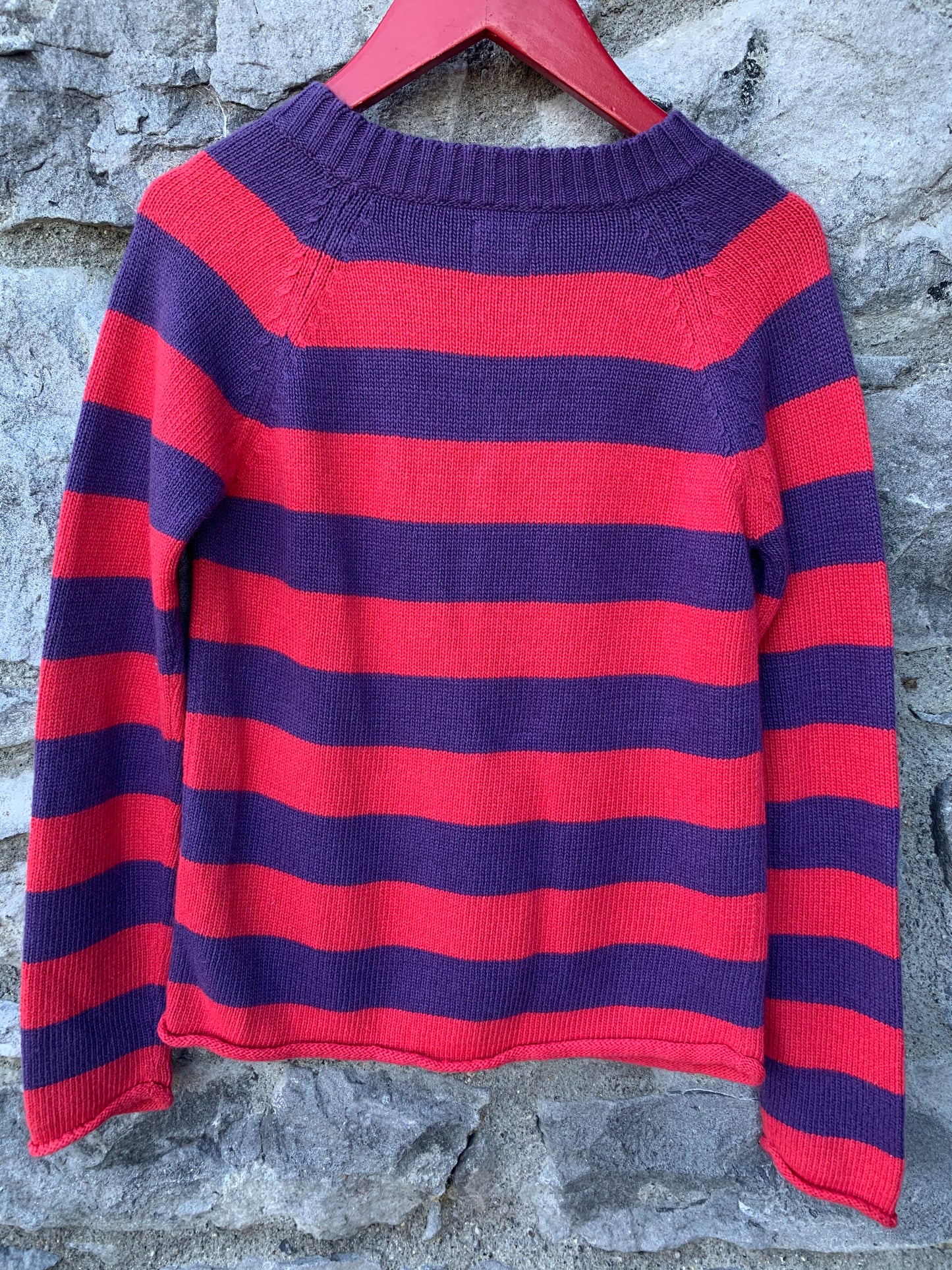 Stripy jumper with a heart 9-10y (134-140cm)