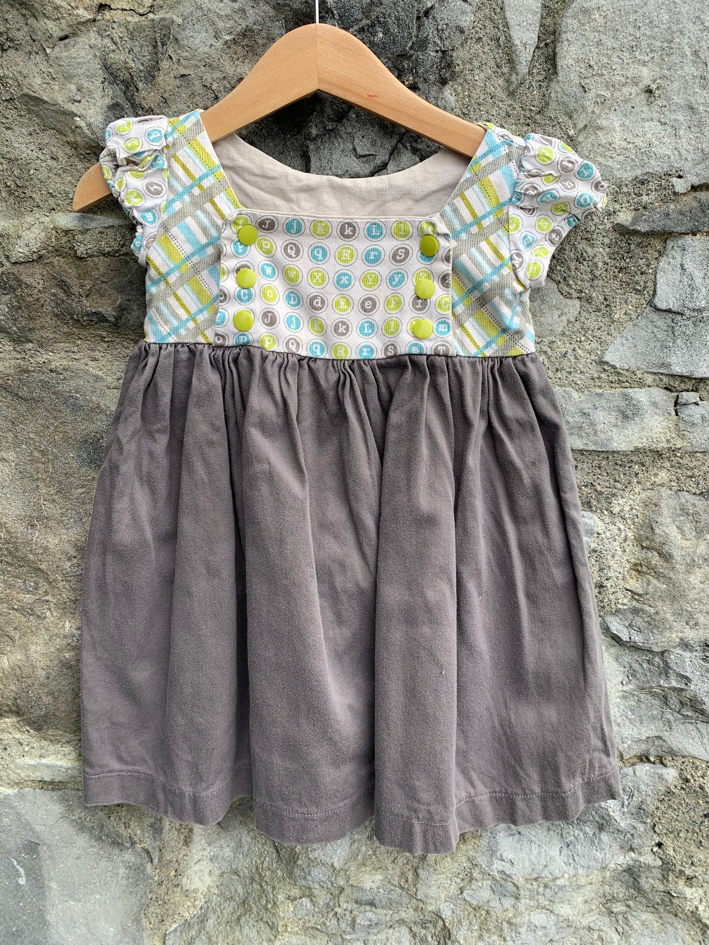 Alphabet dress 18-24m (86-92cm)