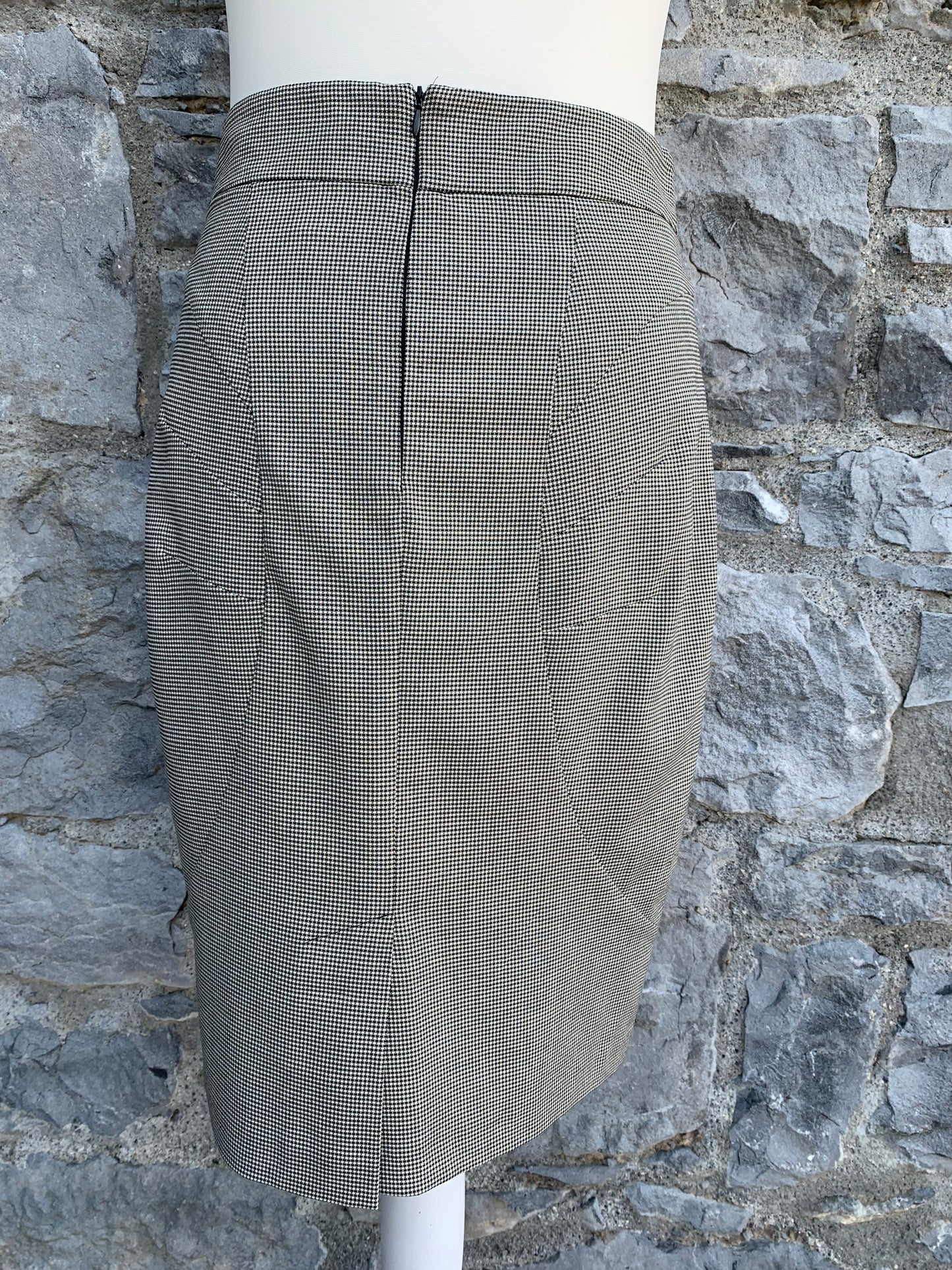 Gingham pencil skirt uk 10