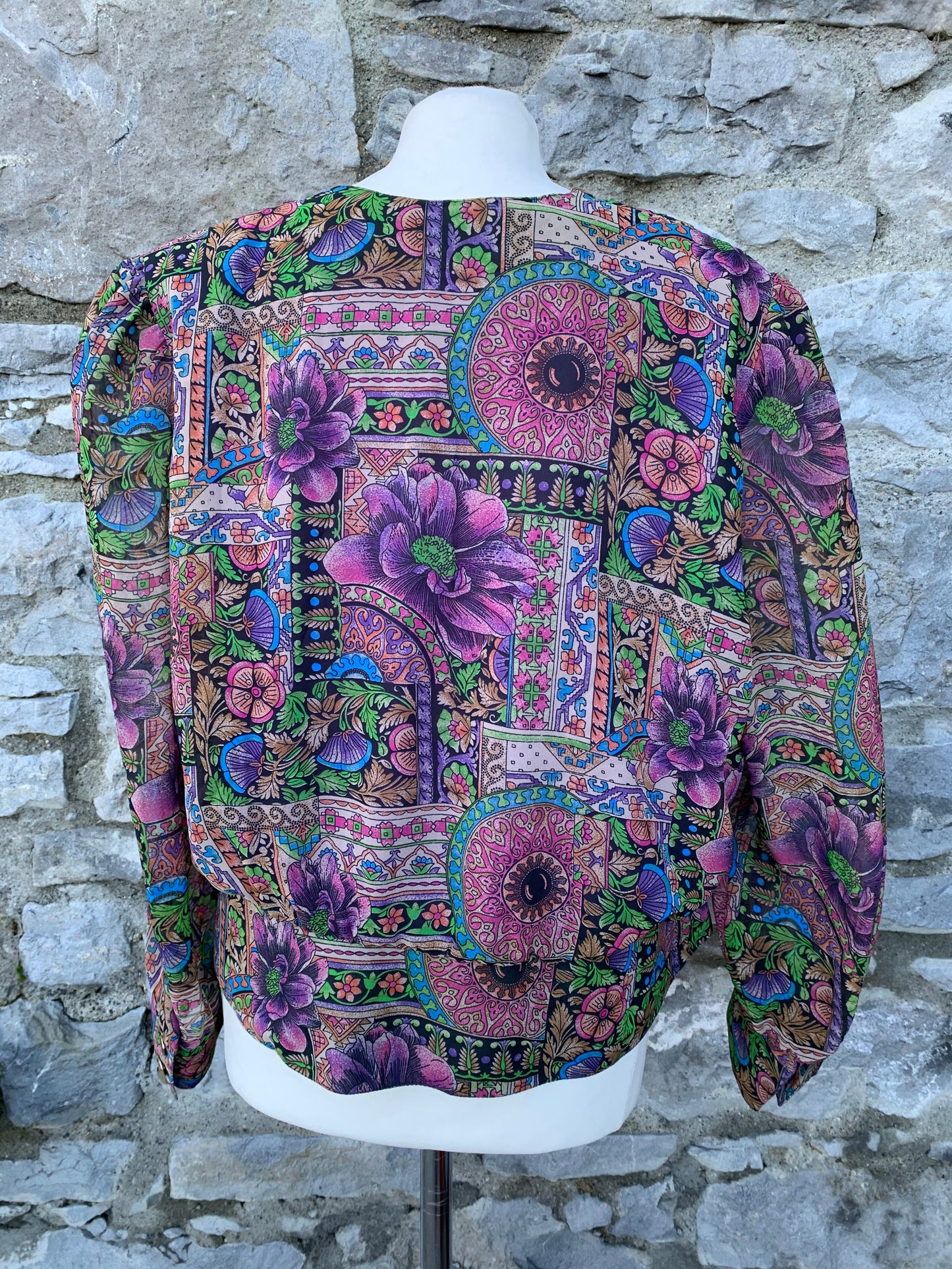 Hardob 80s floral blouse uk 16