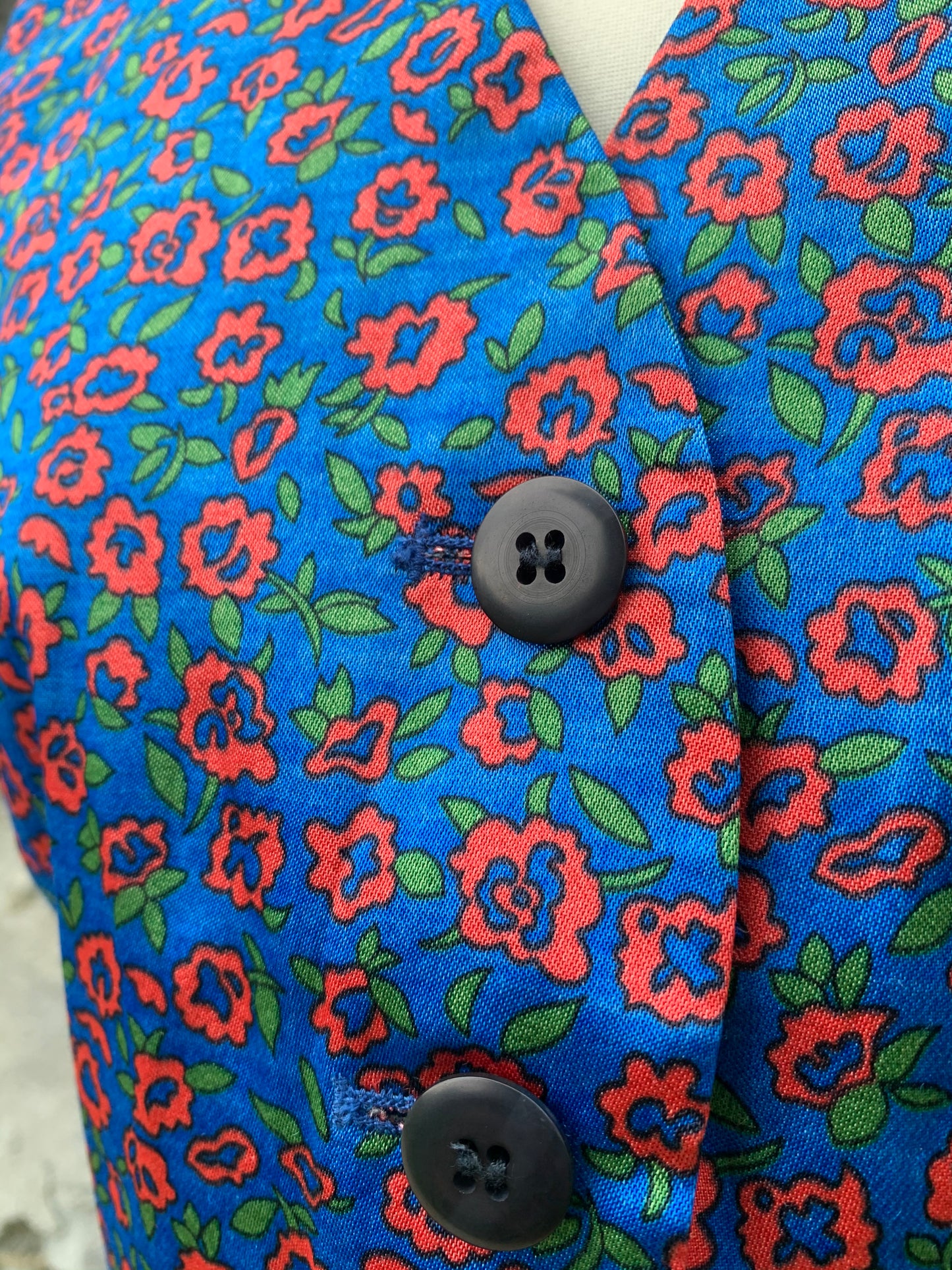 Poppies waistcoat uk 10-12