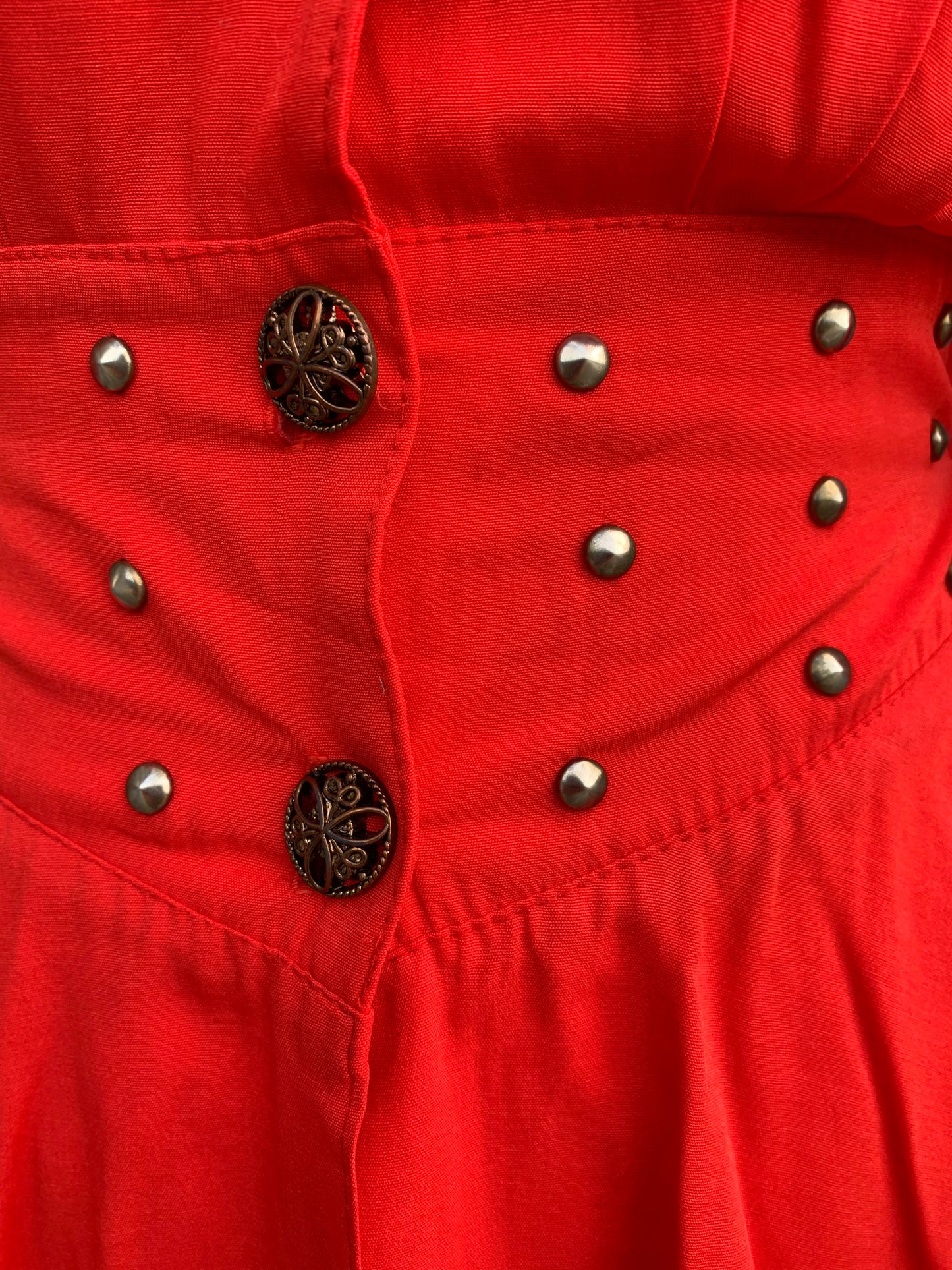 Ani-Parti 80s red tunic uk 6-8