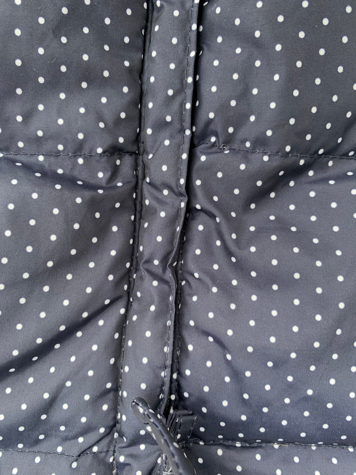 Navy polka dot pram suit 9-12m (74-80cm)