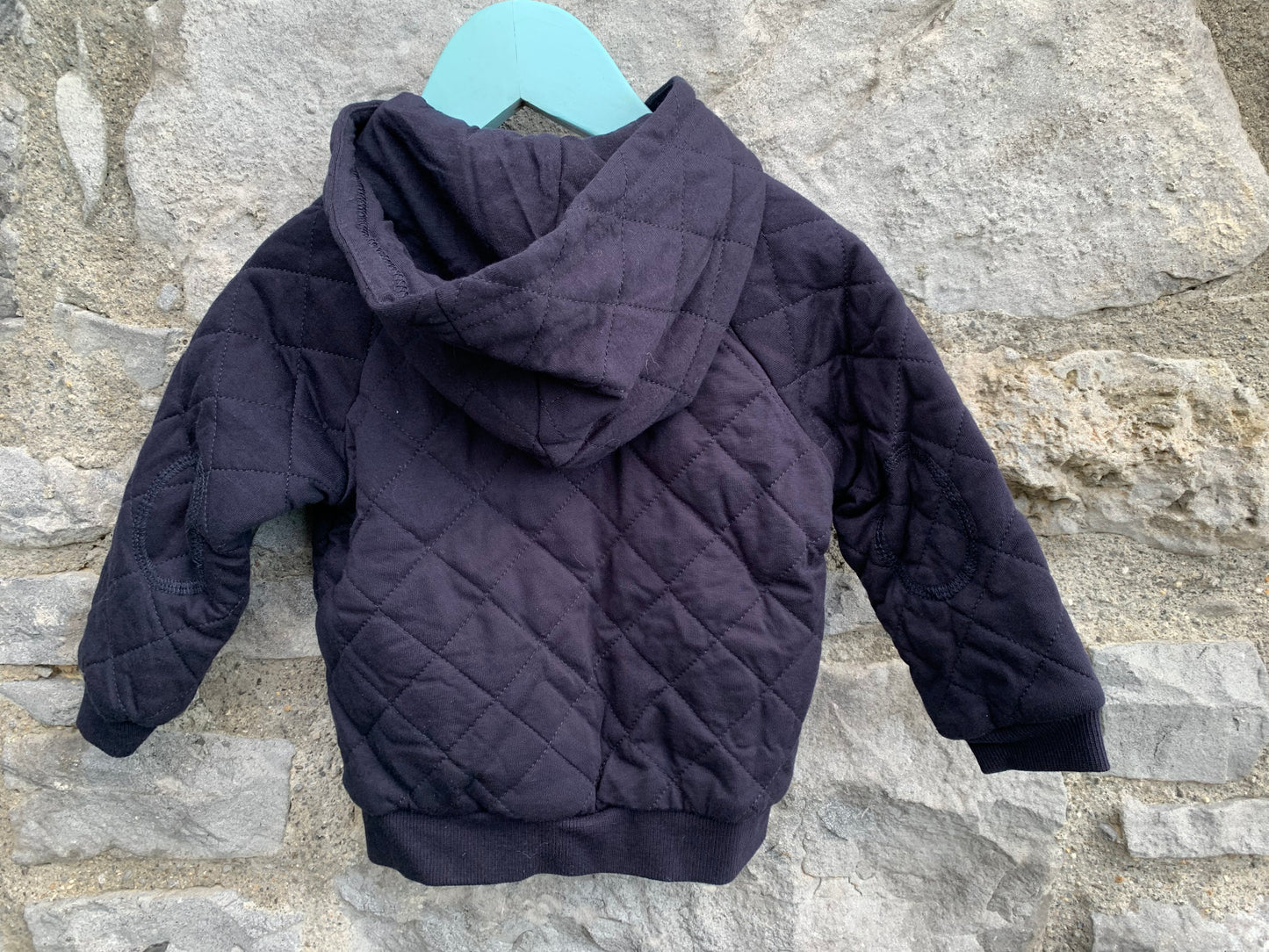 Navy hoodie 9-12m (74-80cm)