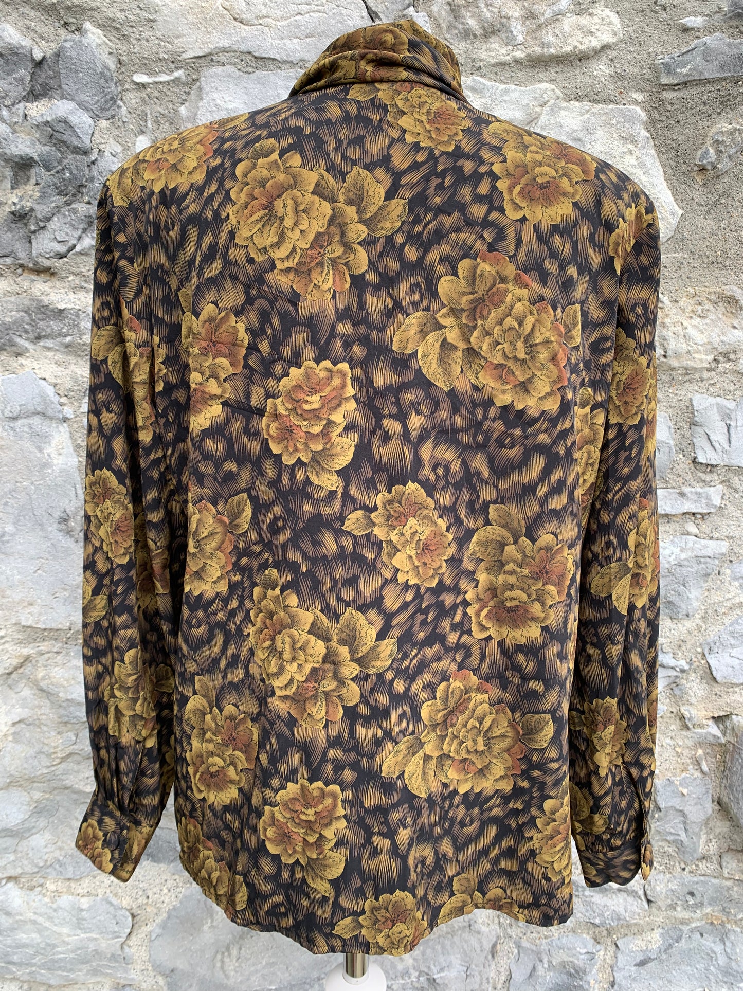 80s Autumn flowers blazer uk 14-16