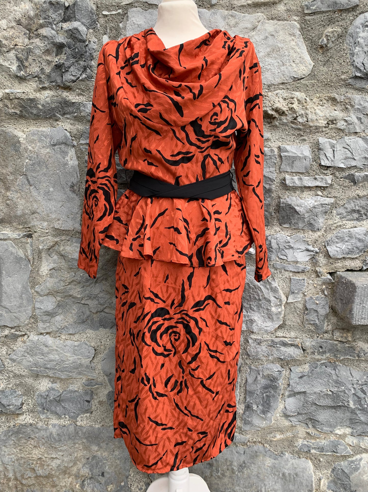 Jin-Fizz 80s tiger stripes dress uk 8