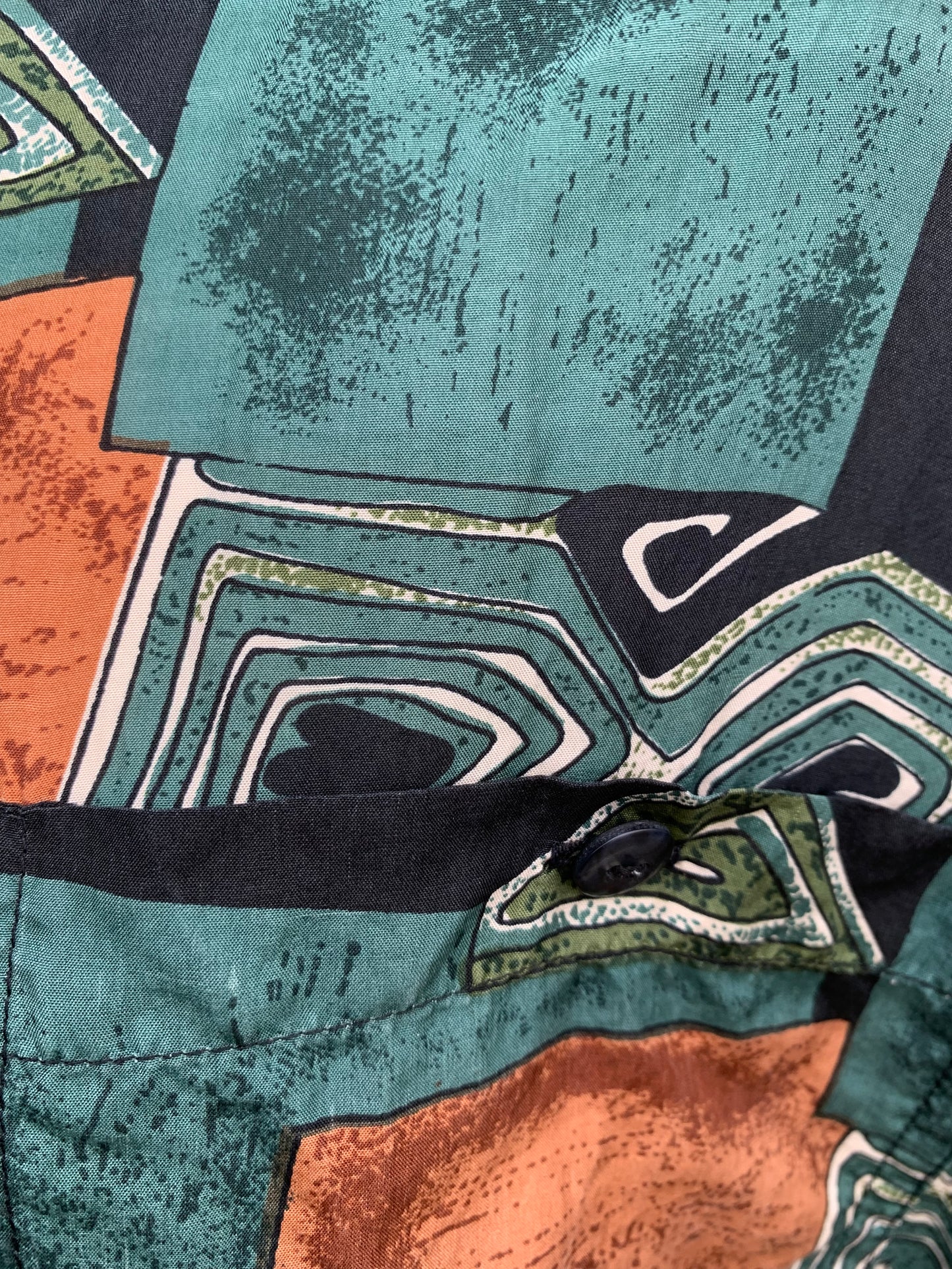 Whistles silk patchwork top Medium