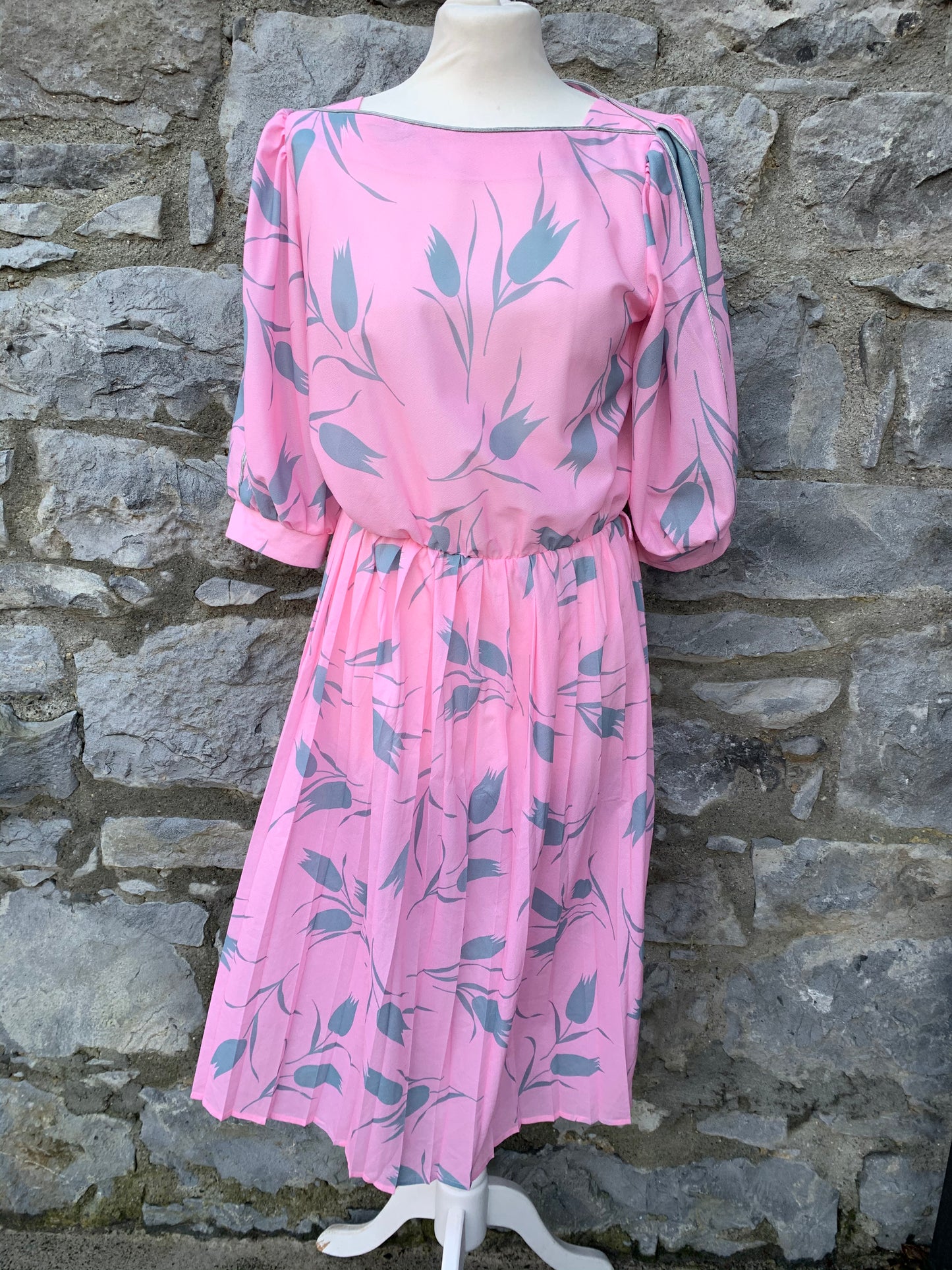 EverYoung pink&grey tulip dress uk 10-12