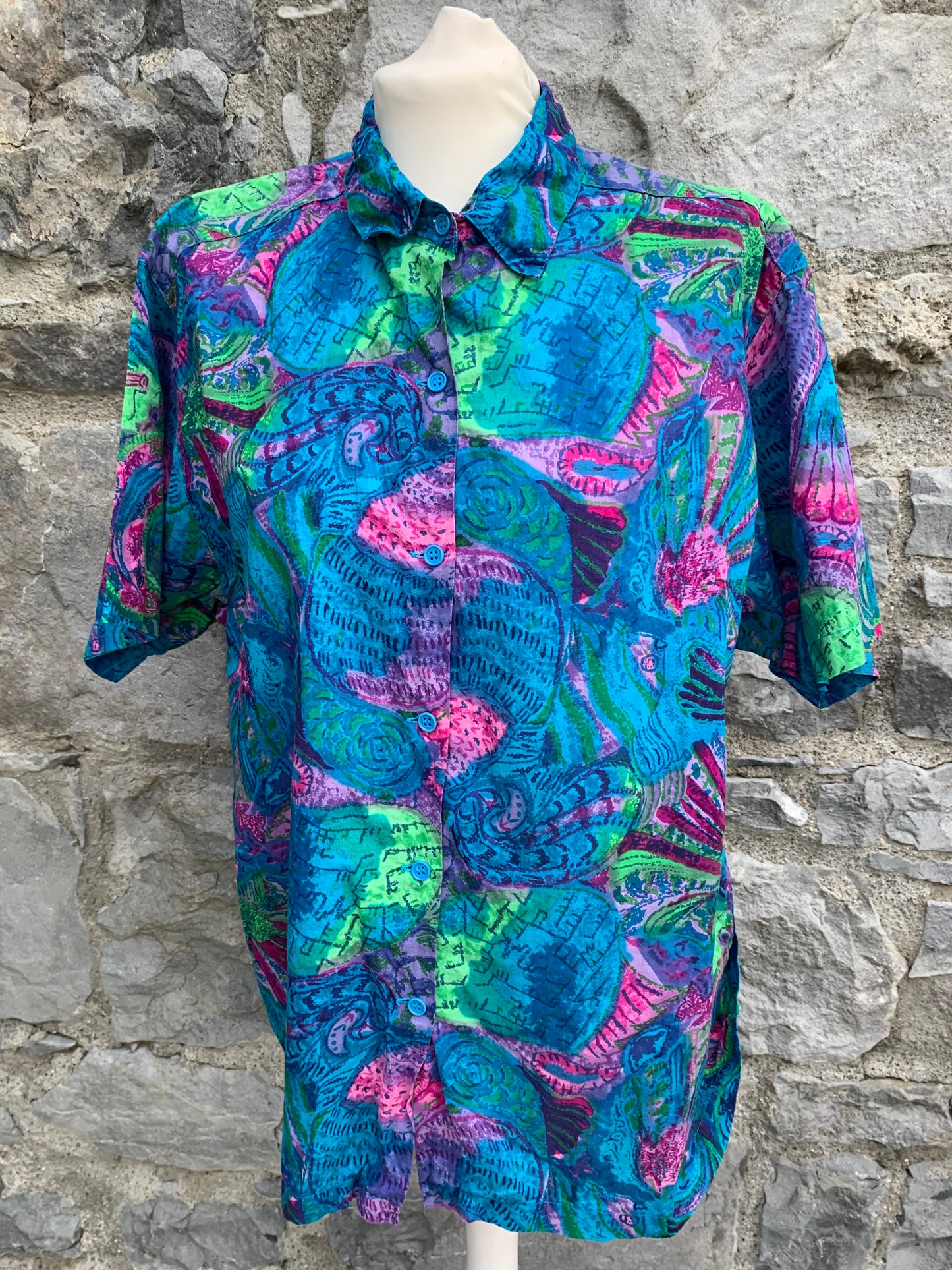 Simply Style 90s colourful shirt uk 14-16