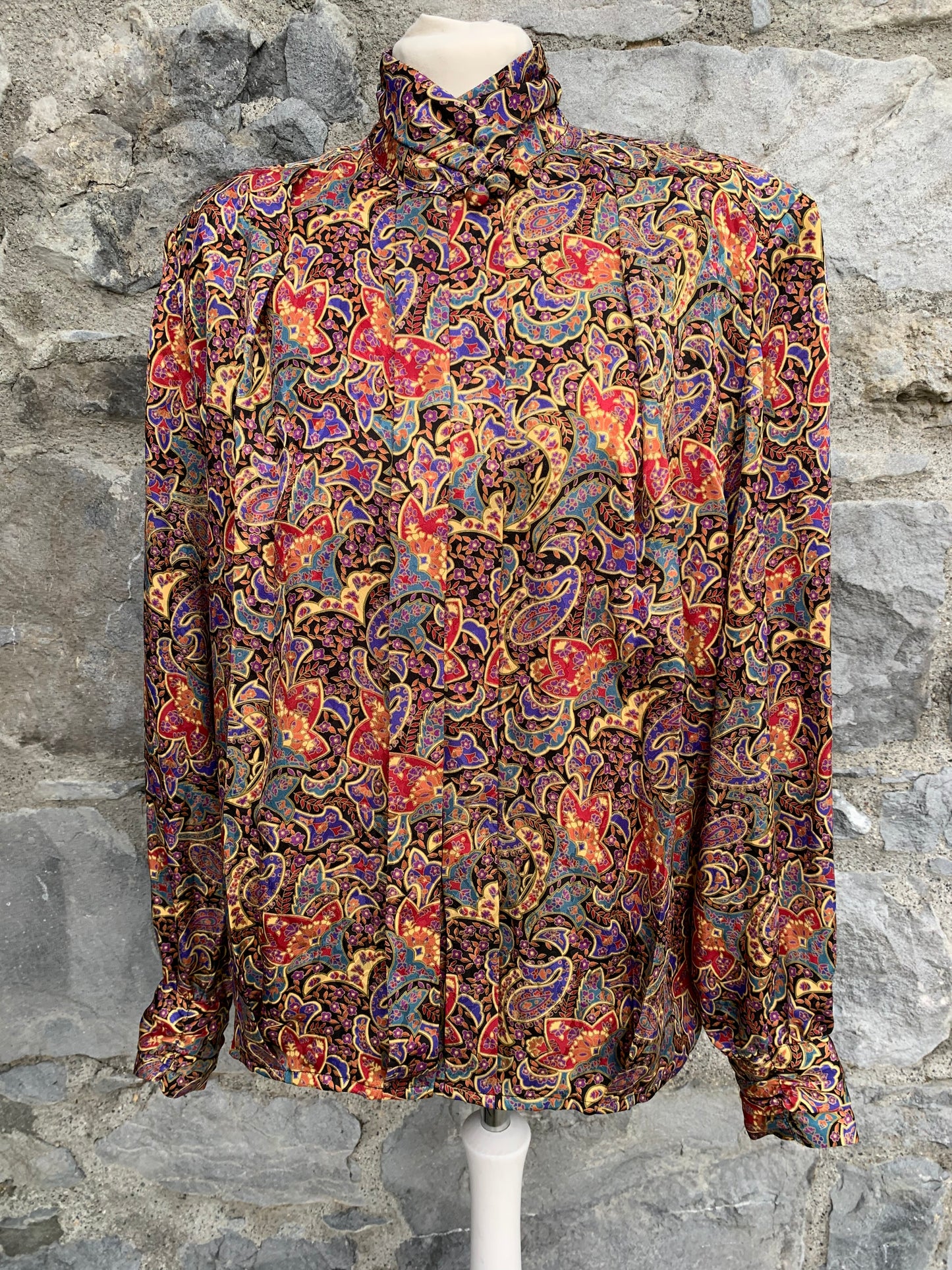 EJ Harper 80s abstract shirt uk 16