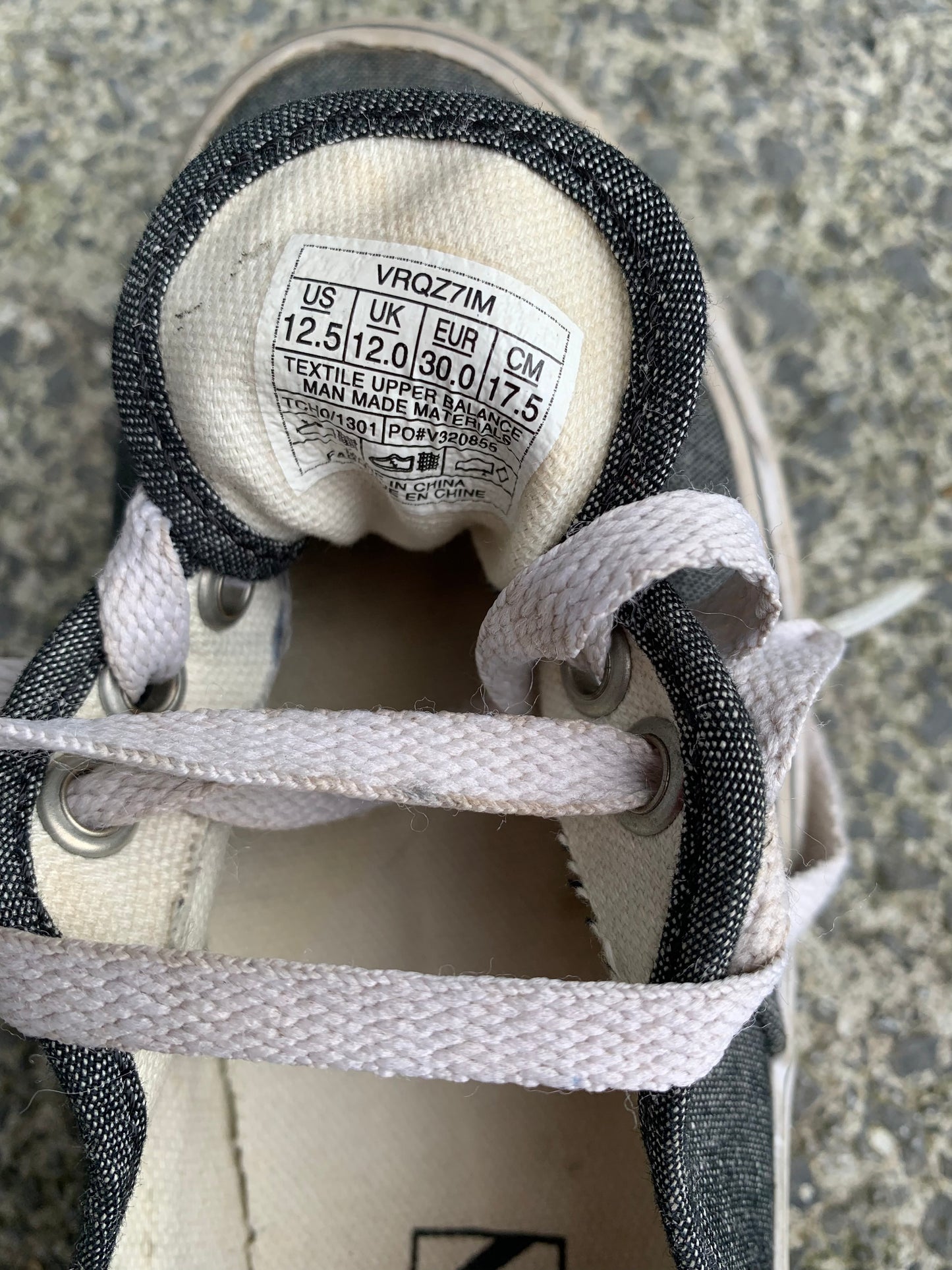 Grey shoes uk 12 (eu 30)