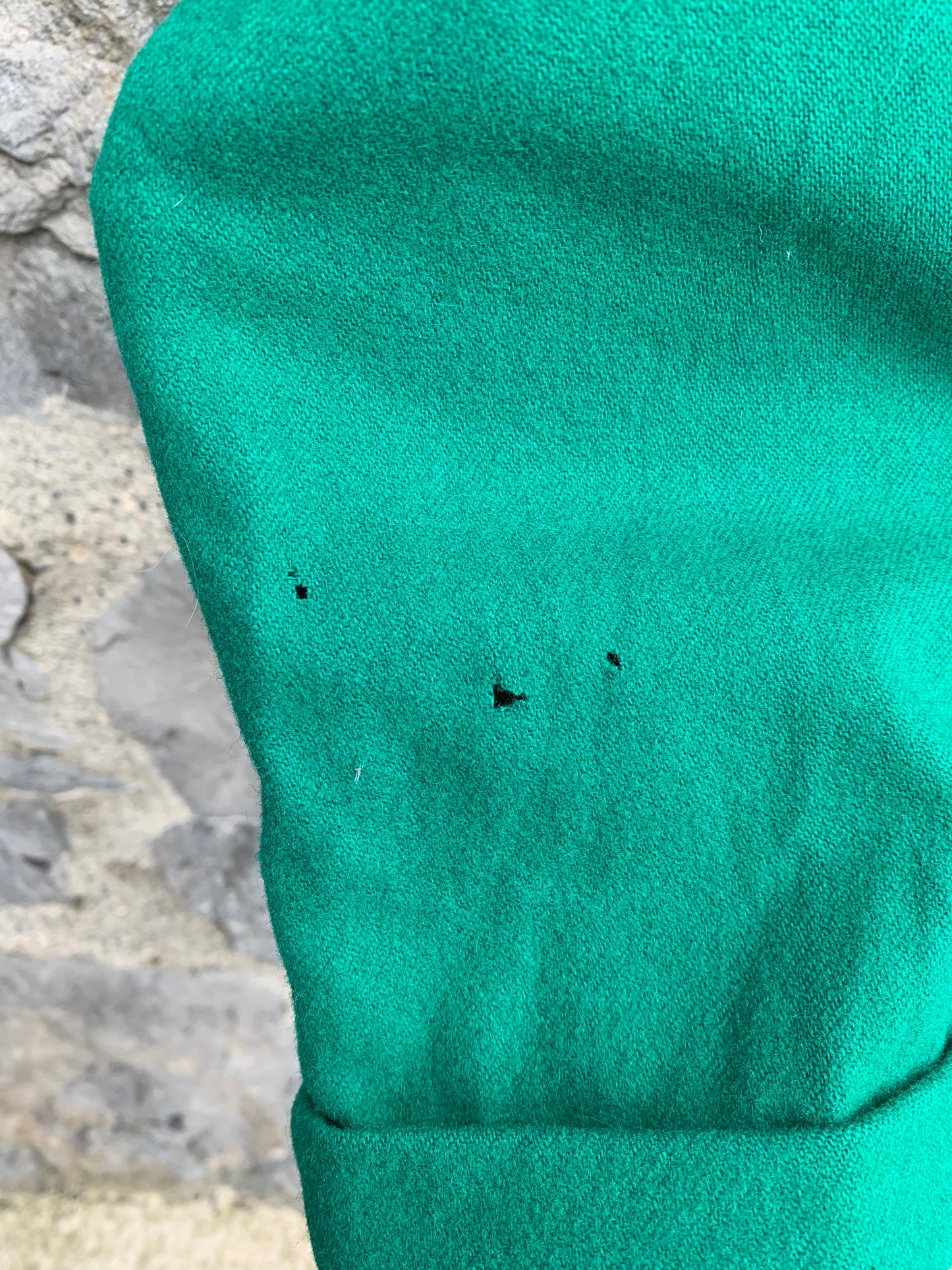 Benetton green woolly pants uk 6