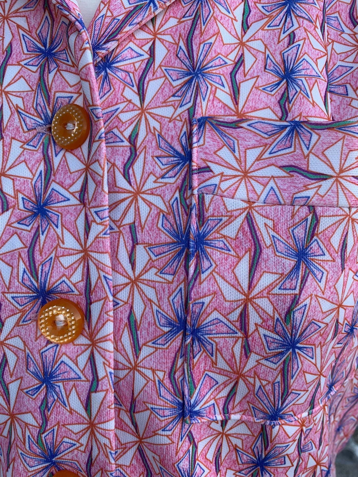 70s pink dress uk 12