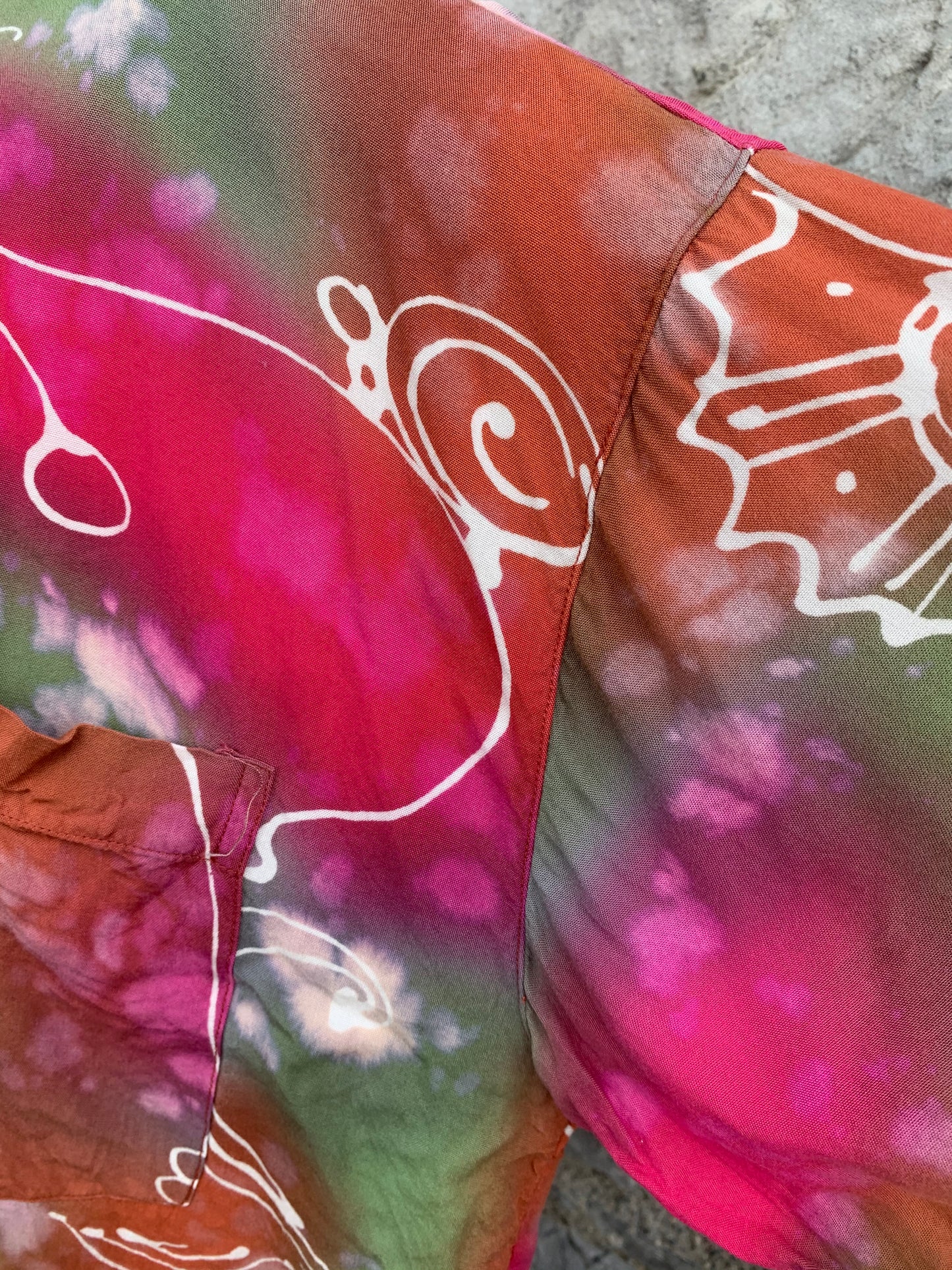 Didi 80s tie dye abstract shirt uk 14-16